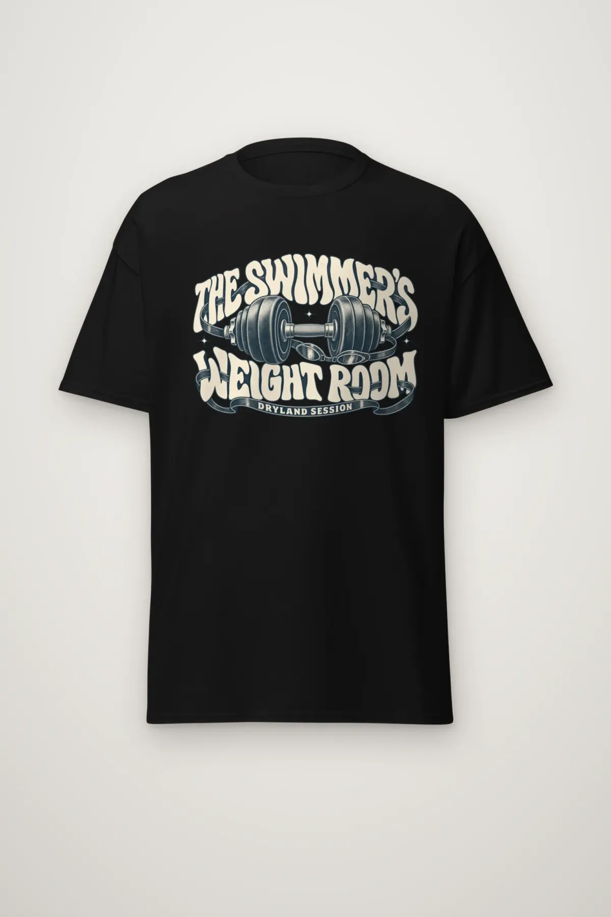 "The Swimmer’s Weight Room" Heavyweight Unisex Crewneck T-shirt