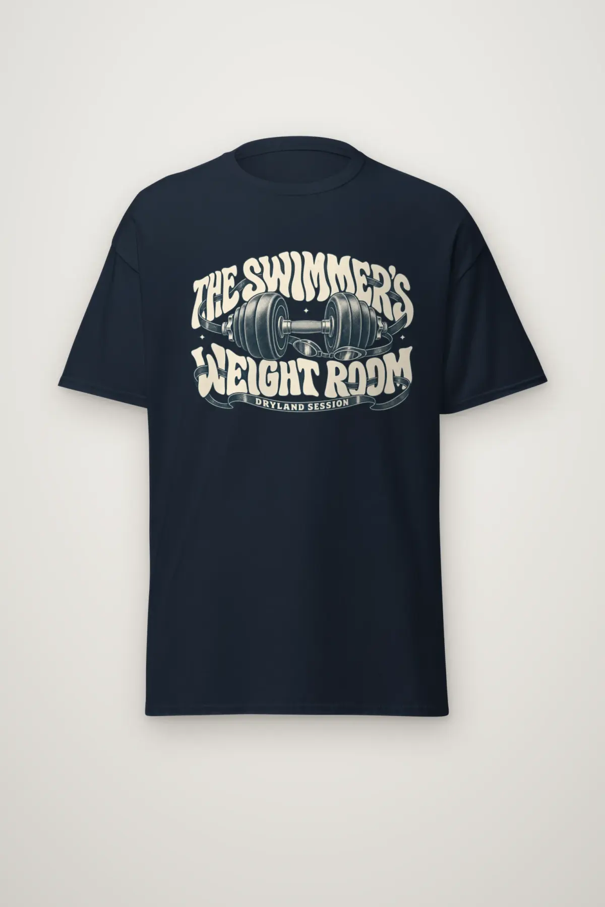"The Swimmer’s Weight Room" Heavyweight Unisex Crewneck T-shirt