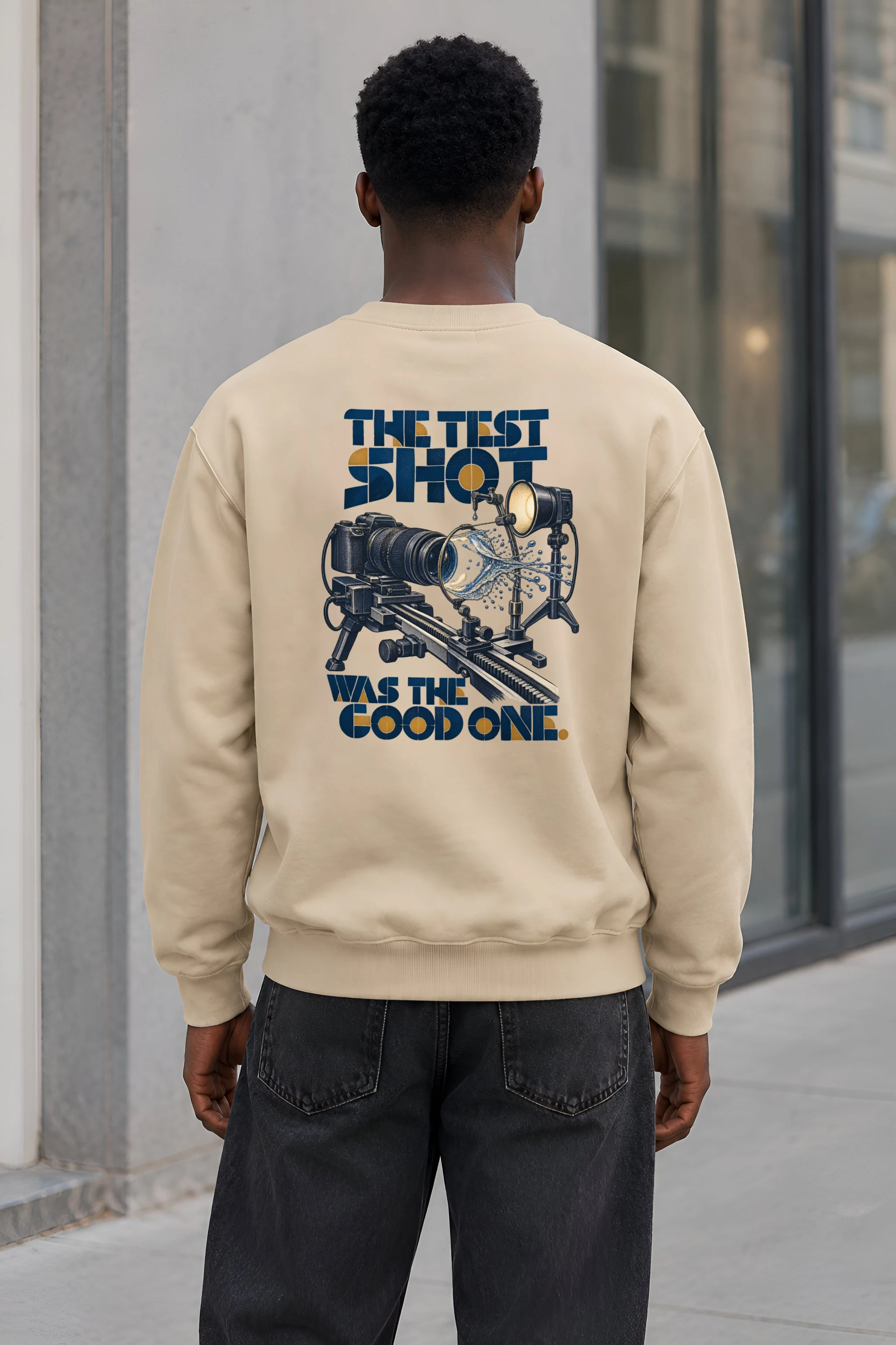 "The Test Shot Was the Good One" Heavy Blend Unisex Crewneck Sweatshirt