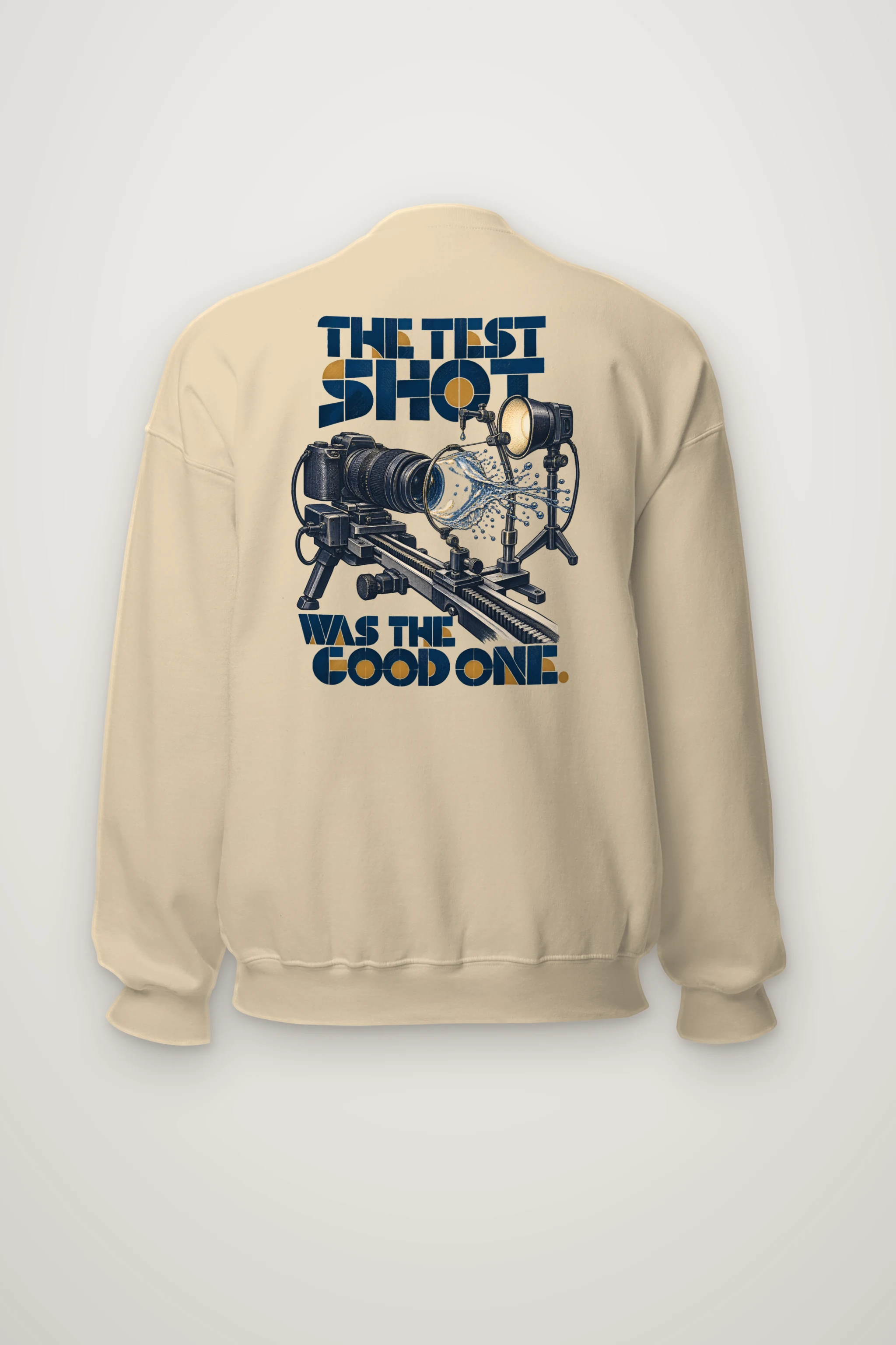 "The Test Shot Was the Good One" Heavy Blend Unisex Crewneck Sweatshirt