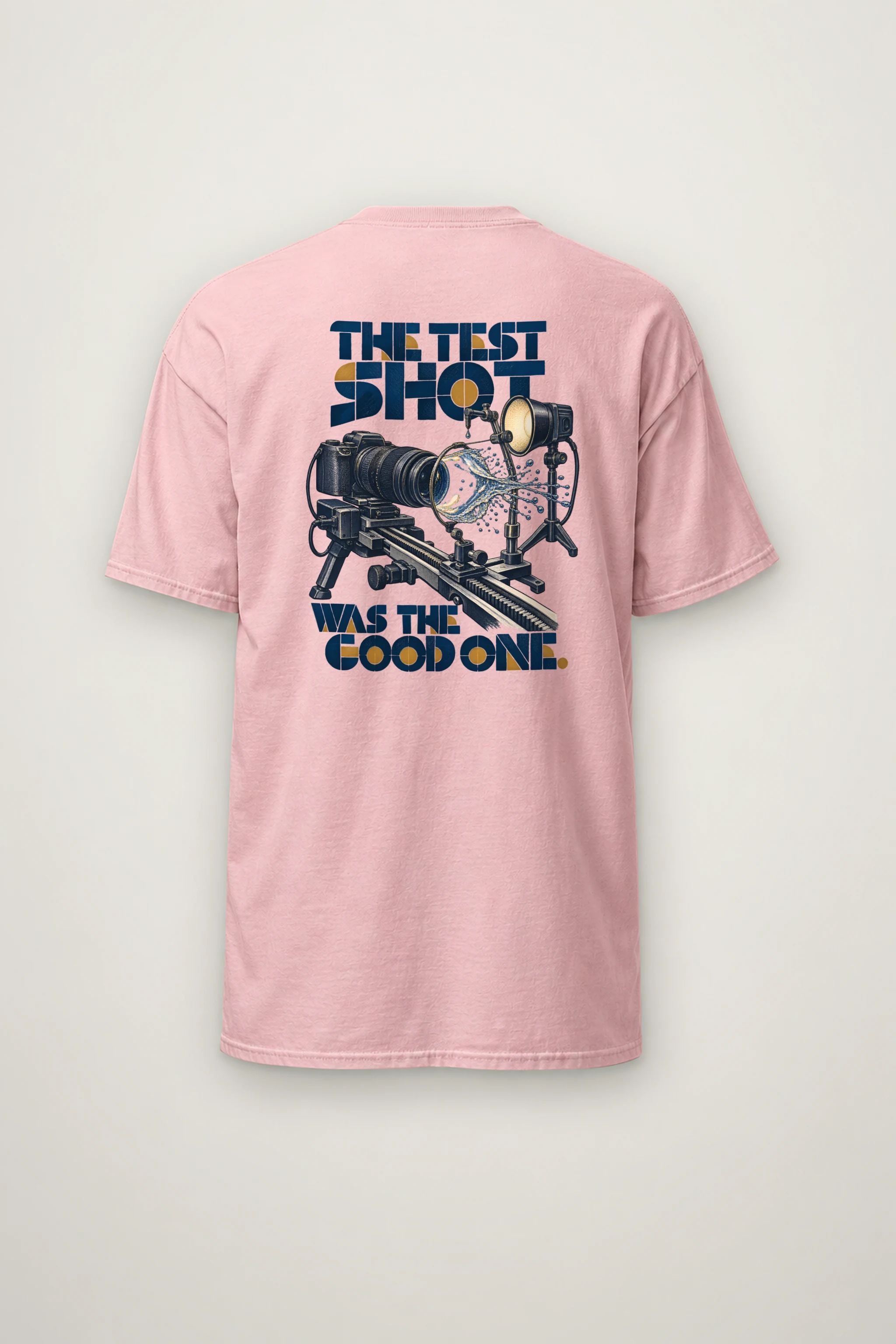 "The Test Shot Was the Good One" Heavyweight Unisex Crewneck T-shirt