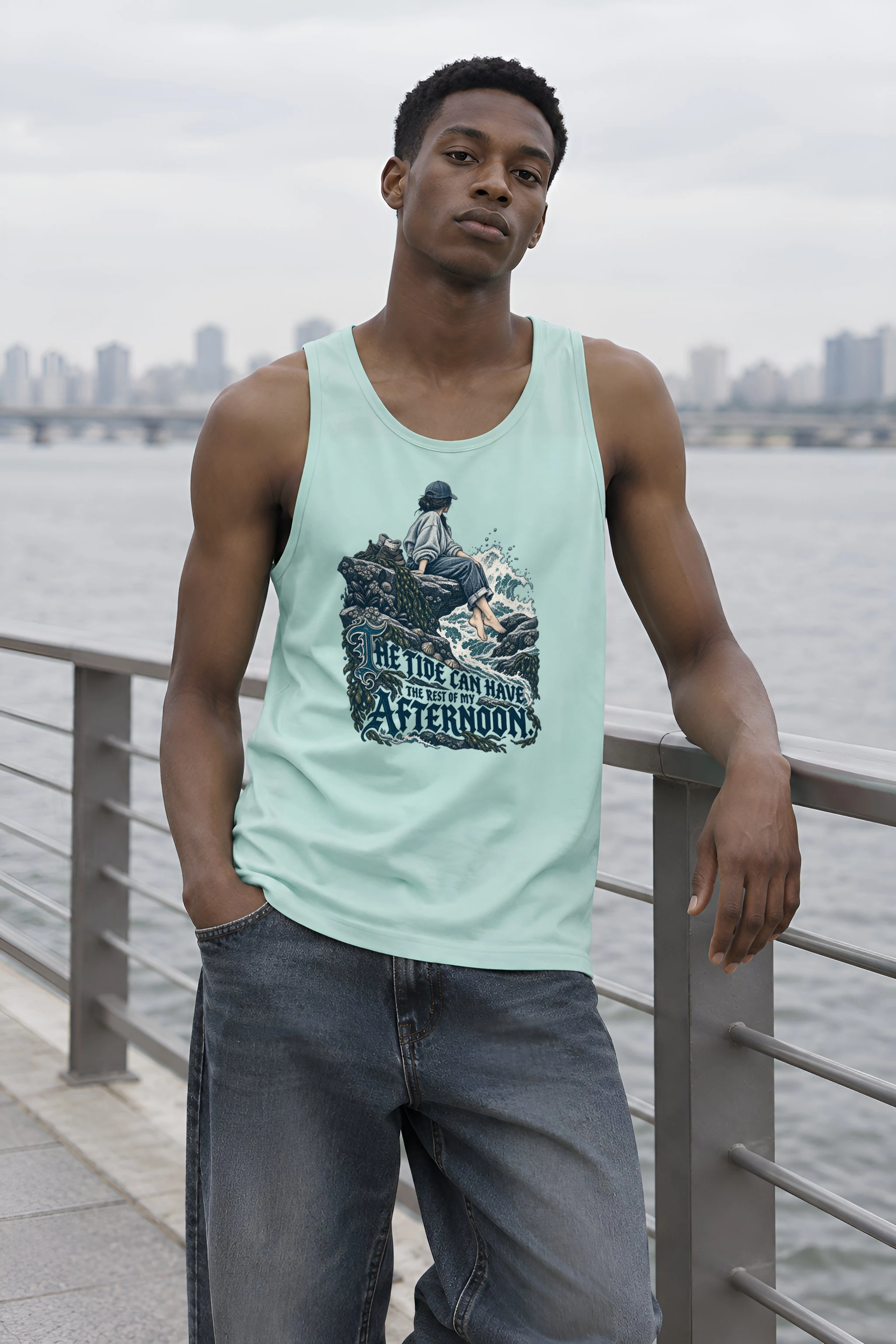 "The Tide Can Have" Unisex Jersey Tank