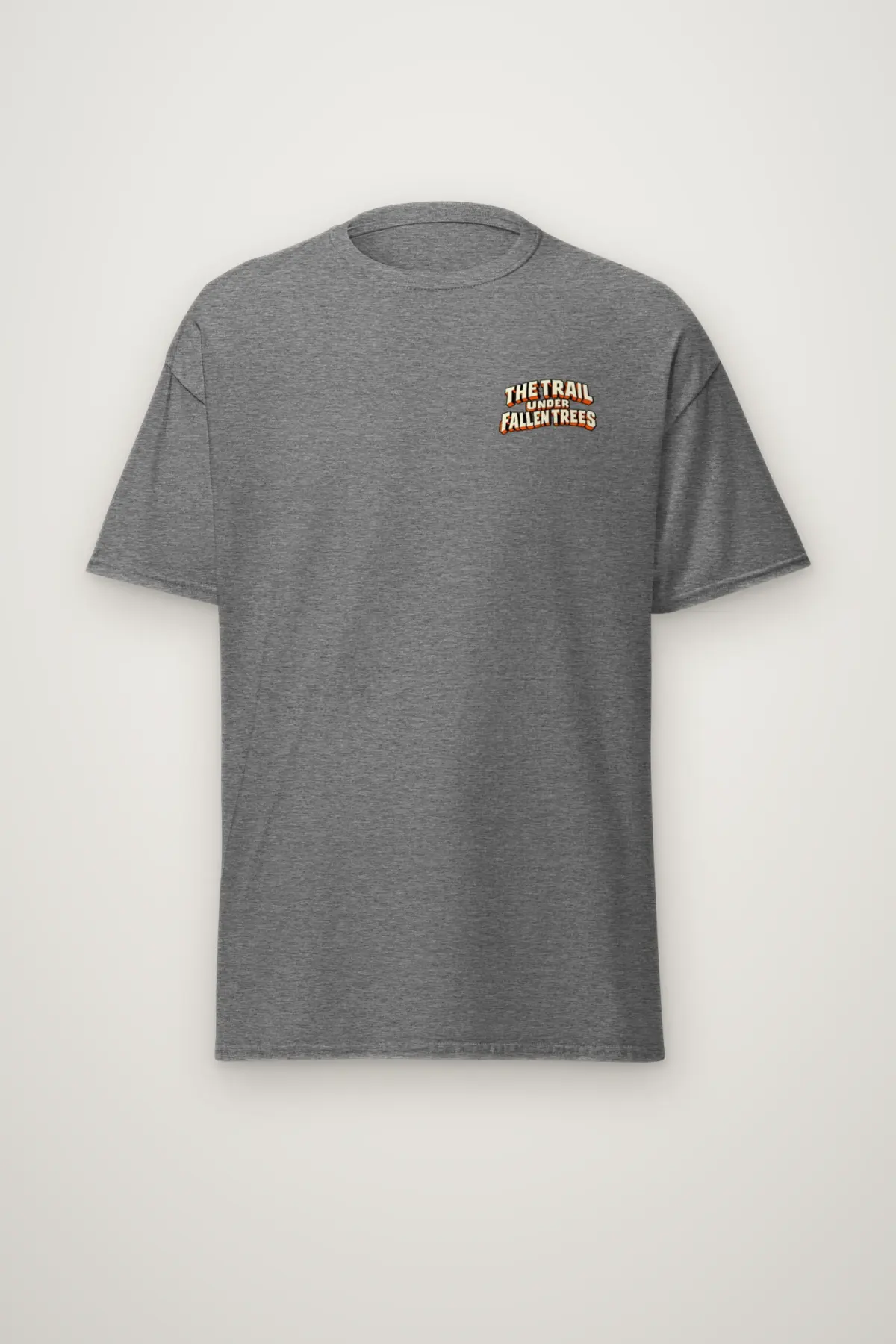 "The Trail Under Fallen Trees" Heavyweight Unisex Crewneck T-shirt