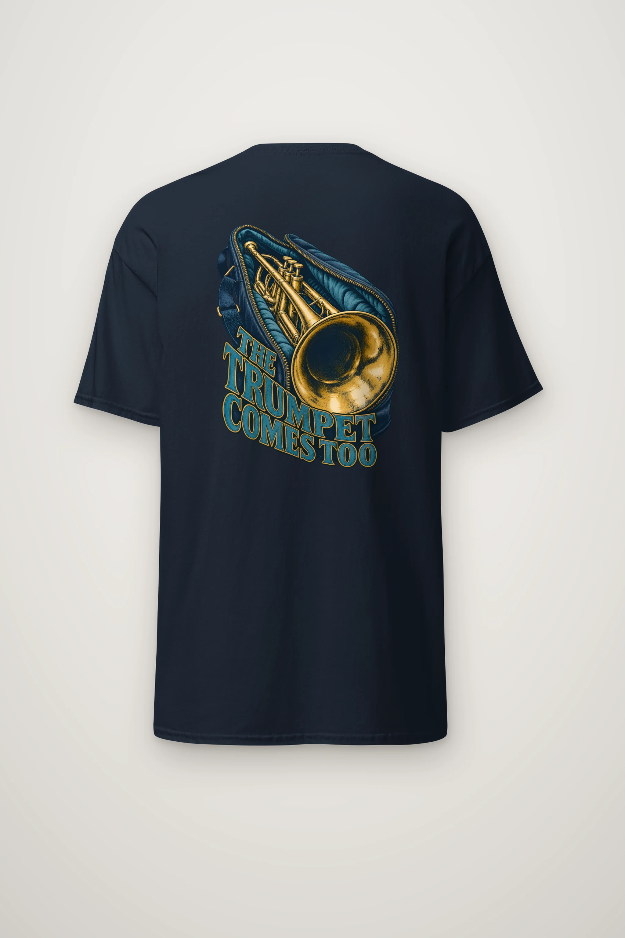 "The Trumpet Comes Too" Heavyweight Unisex Crewneck T-shirt