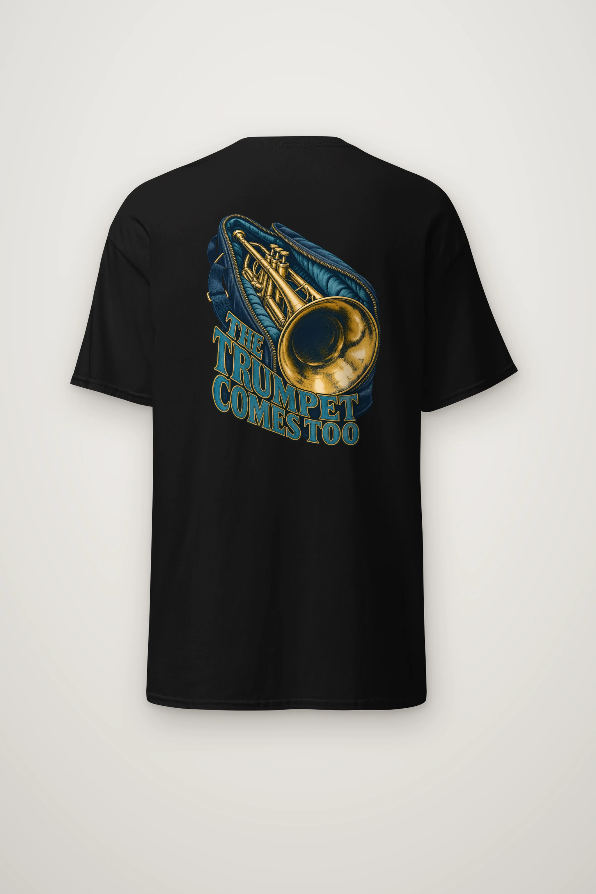 "The Trumpet Comes Too" Heavyweight Unisex Crewneck T-shirt