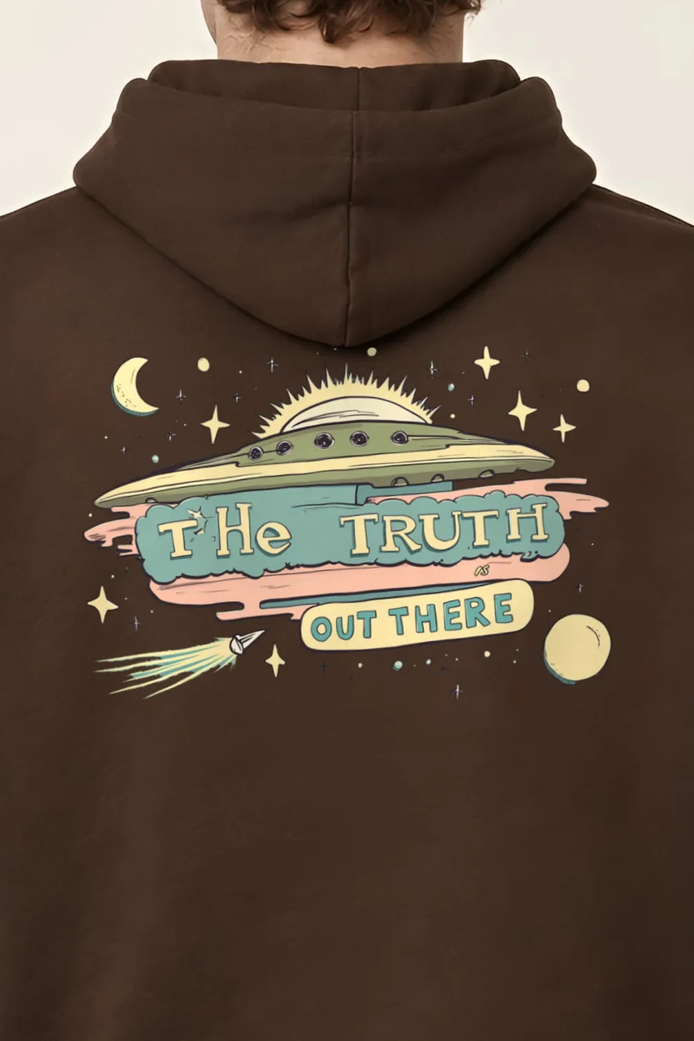 "The Truth Out There" 1 Pullover Hoodie - the graphic up close