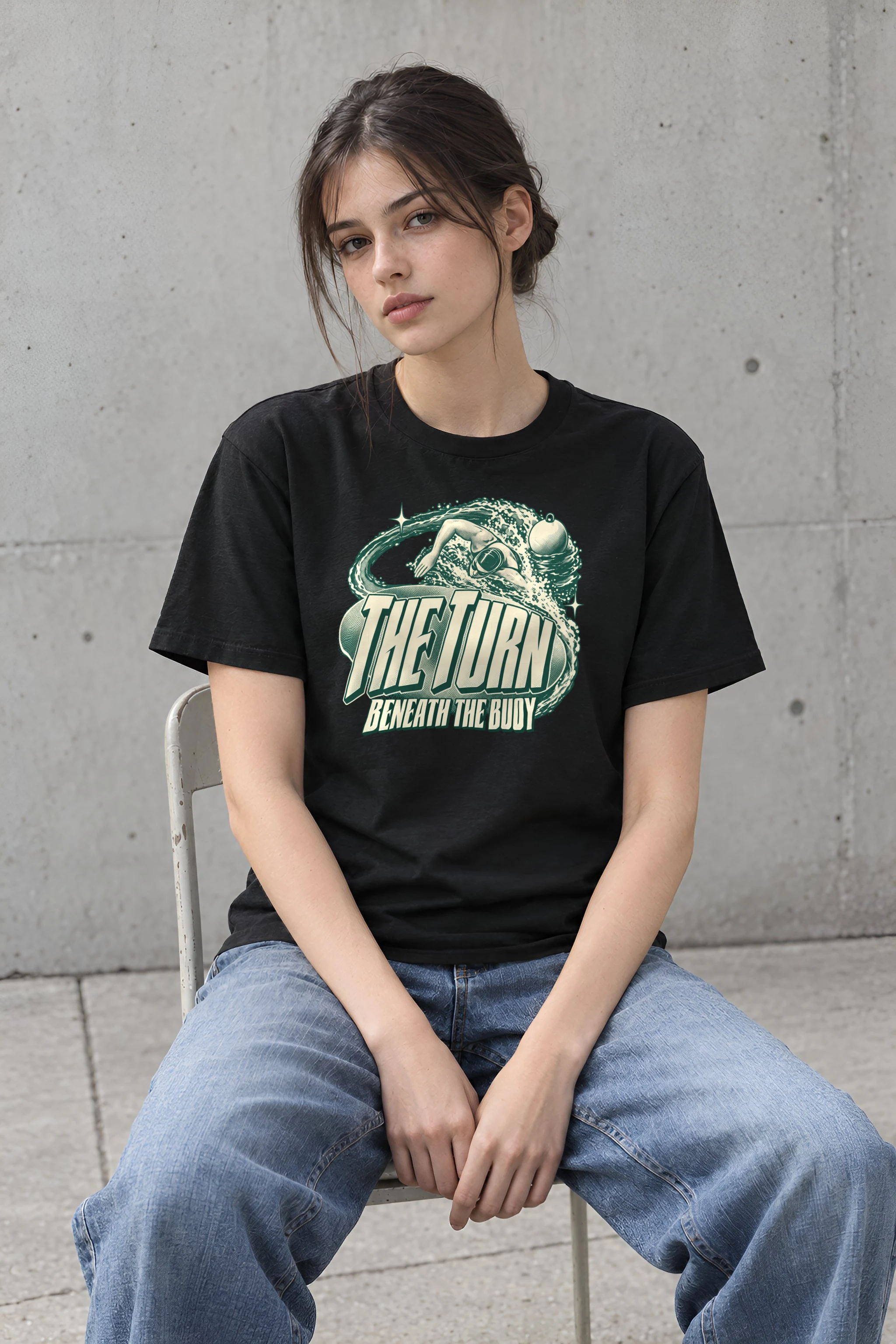 "THE TURN BENEATH THE BUOY" Heavyweight Unisex Crewneck T-shirt