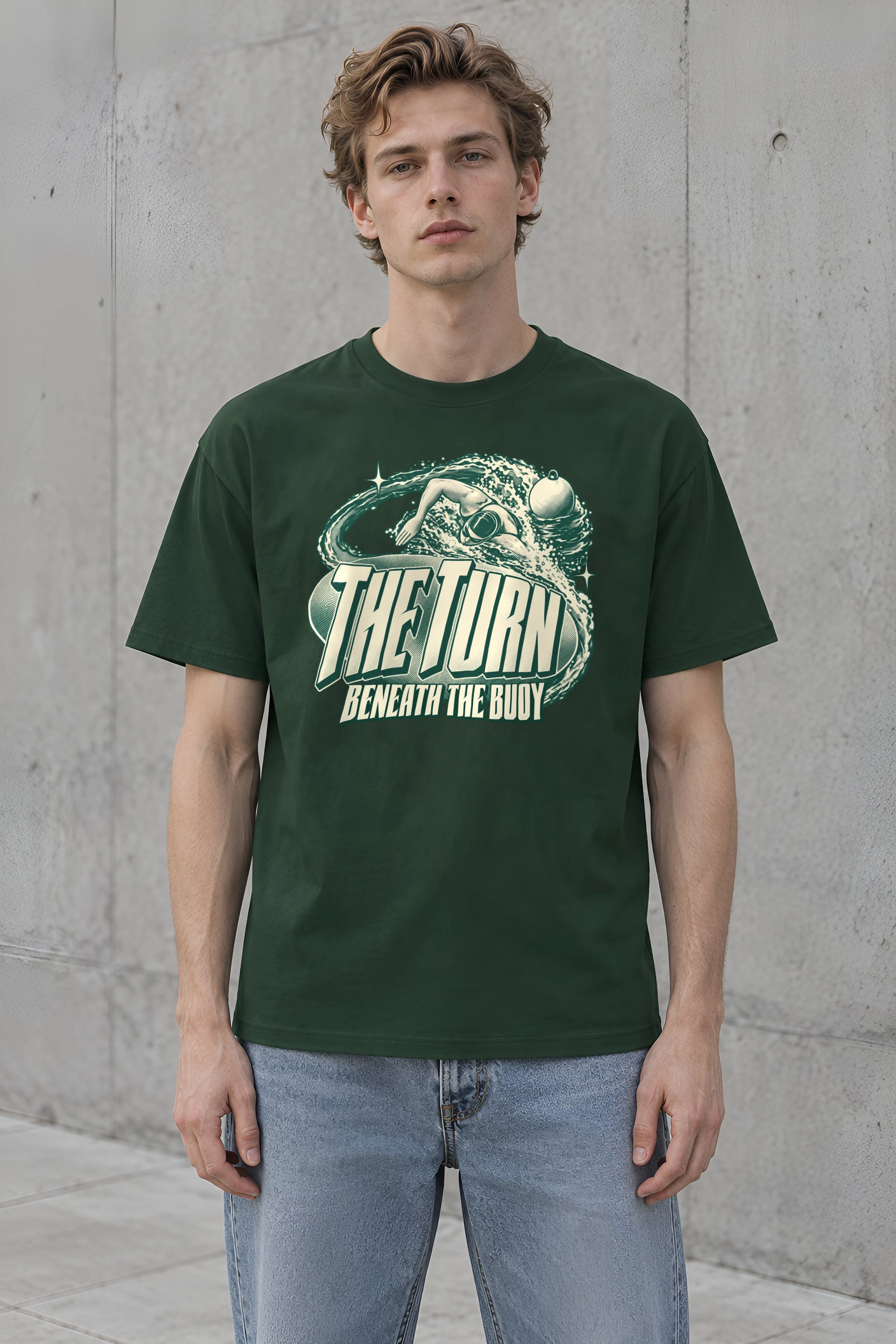 "THE TURN BENEATH THE BUOY" Heavyweight Unisex Crewneck T-shirt