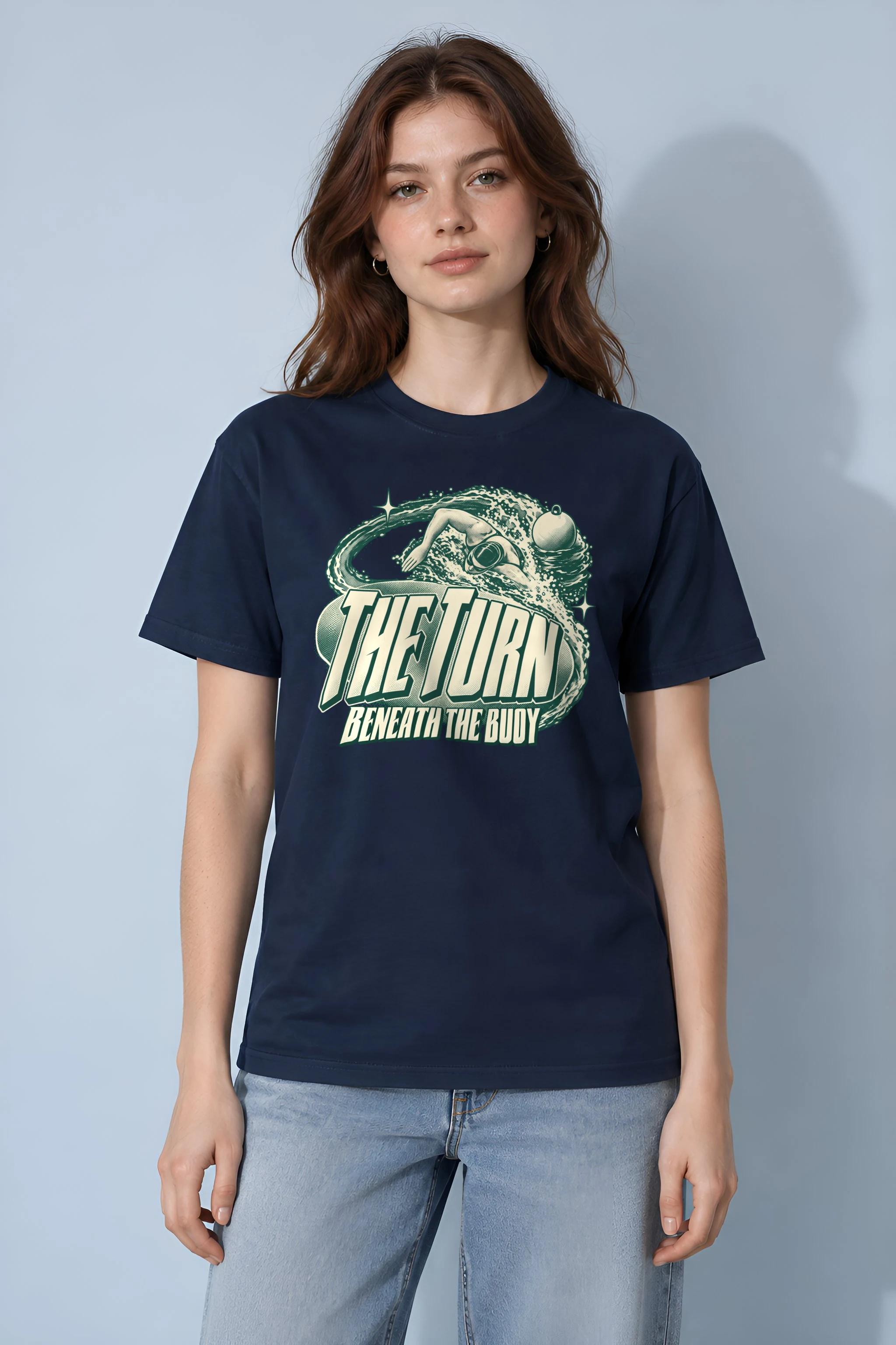 "THE TURN BENEATH THE BUOY" Heavyweight Unisex Crewneck T-shirt