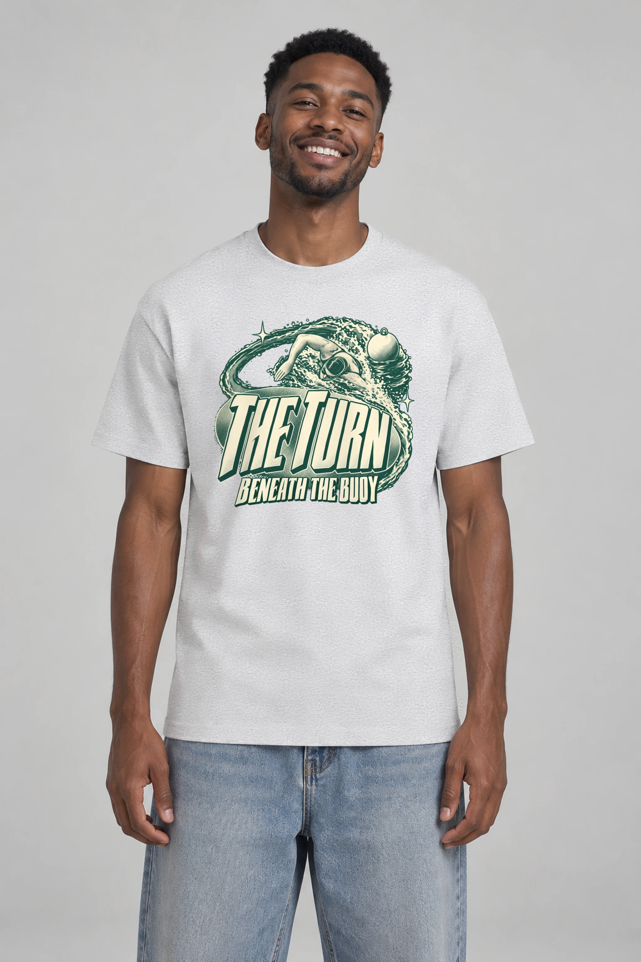 "THE TURN BENEATH THE BUOY" Heavyweight Unisex Crewneck T-shirt