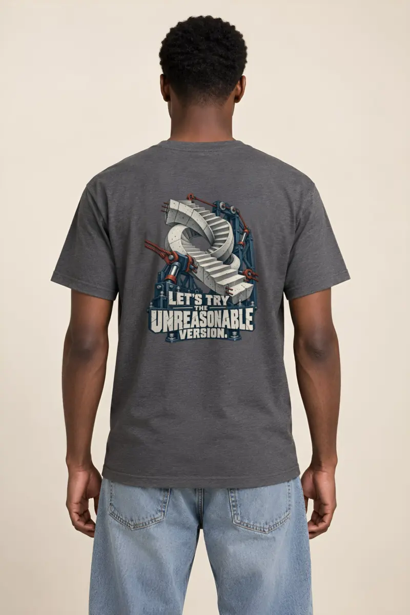 “The Unreasonable Version” Heavyweight Unisex Crewneck T-shirt