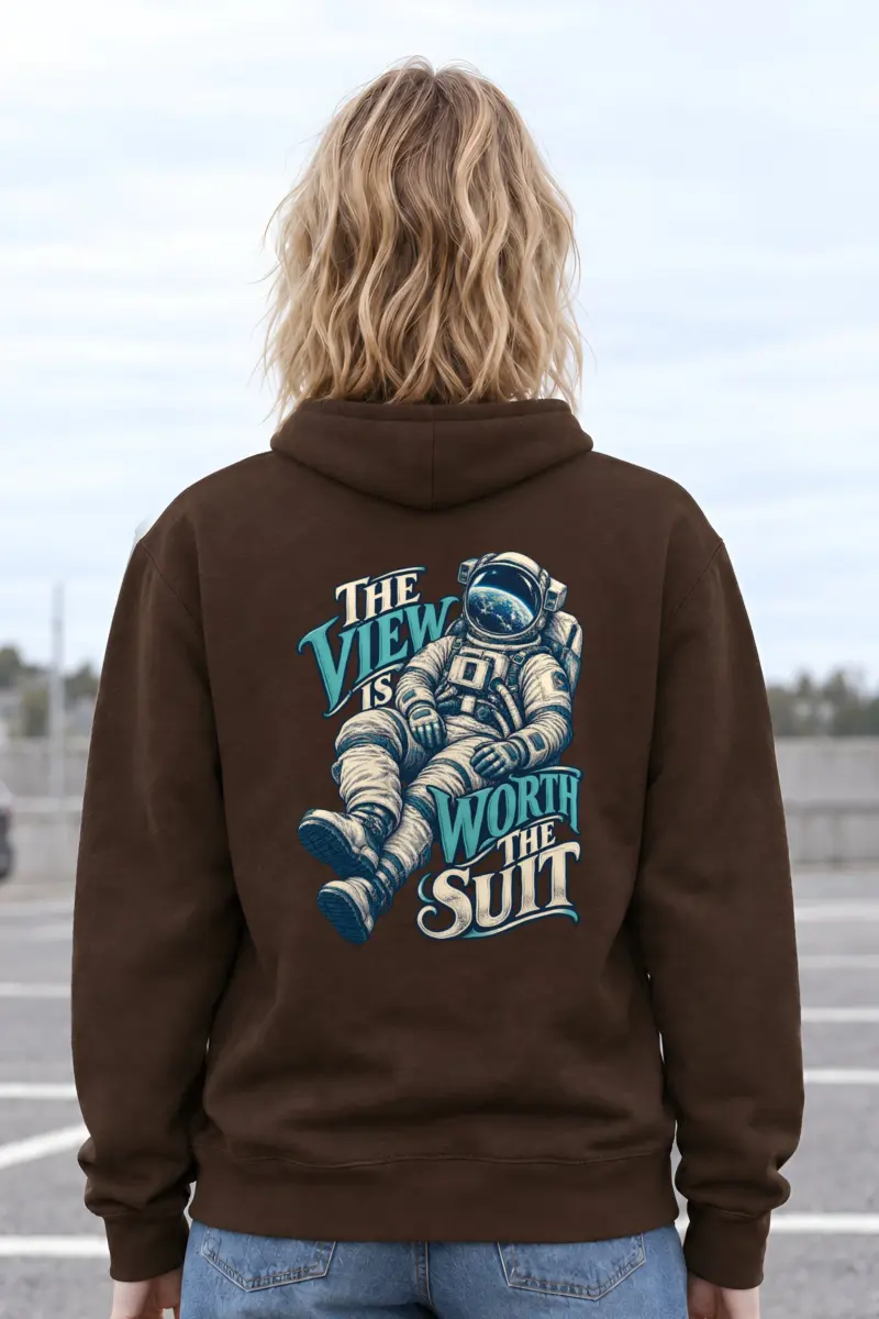 “The View Is Worth the Suit” Heavy Blend Unisex Pullover Hoodie