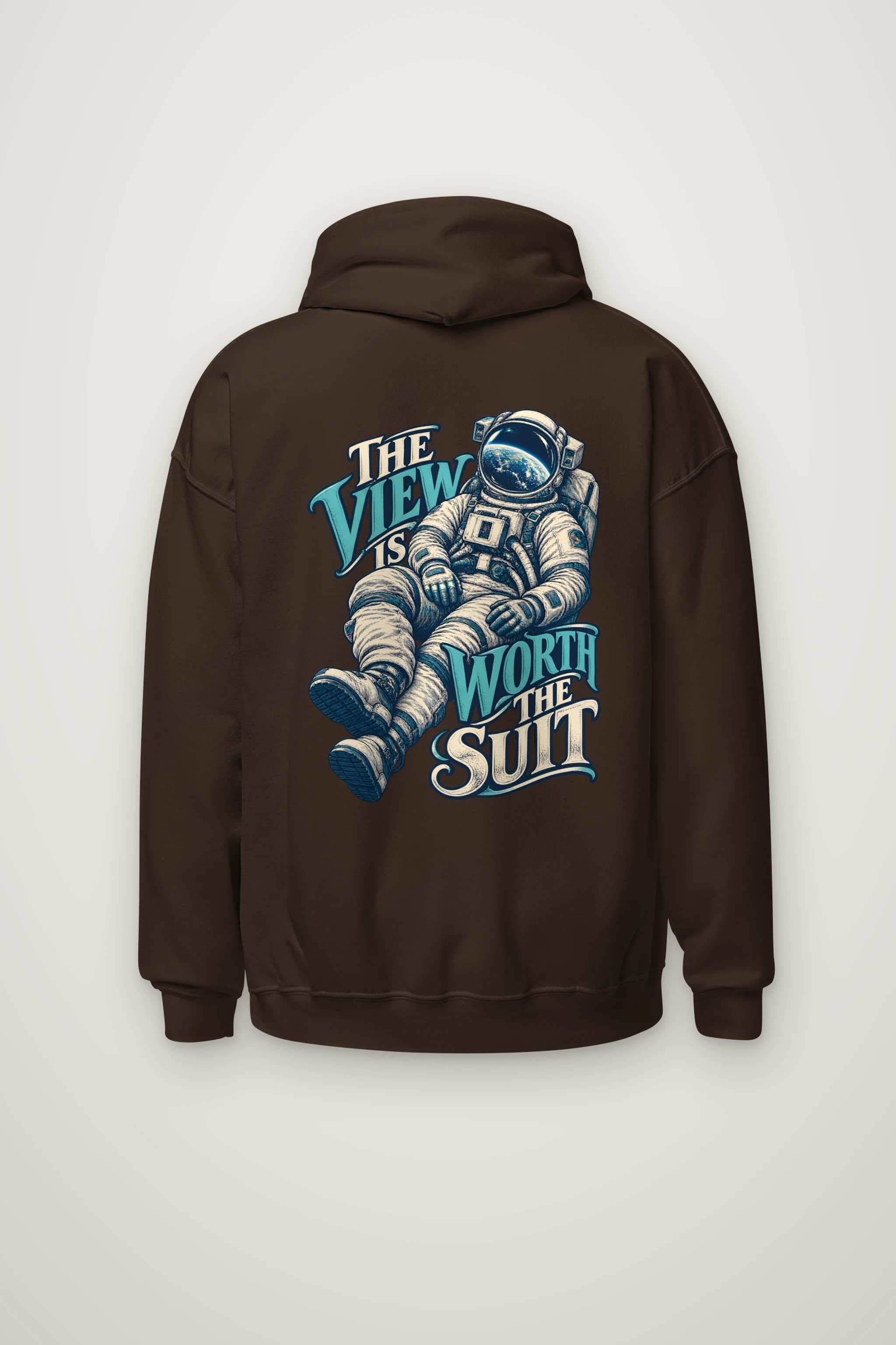 "The View Is Worth the Suit" Heavy Blend Unisex Pullover Hoodie