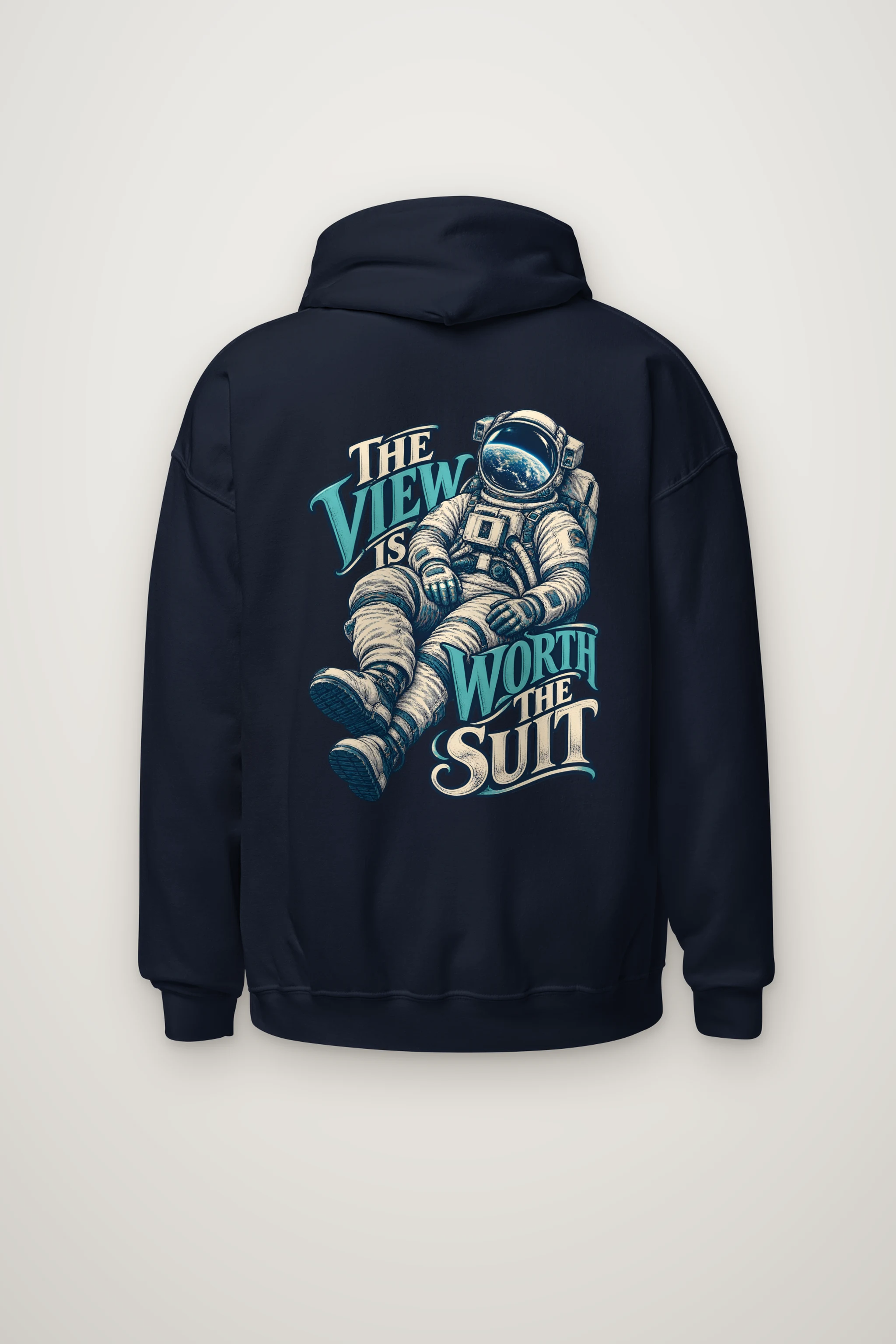 "The View Is Worth the Suit" Heavy Blend Unisex Pullover Hoodie
