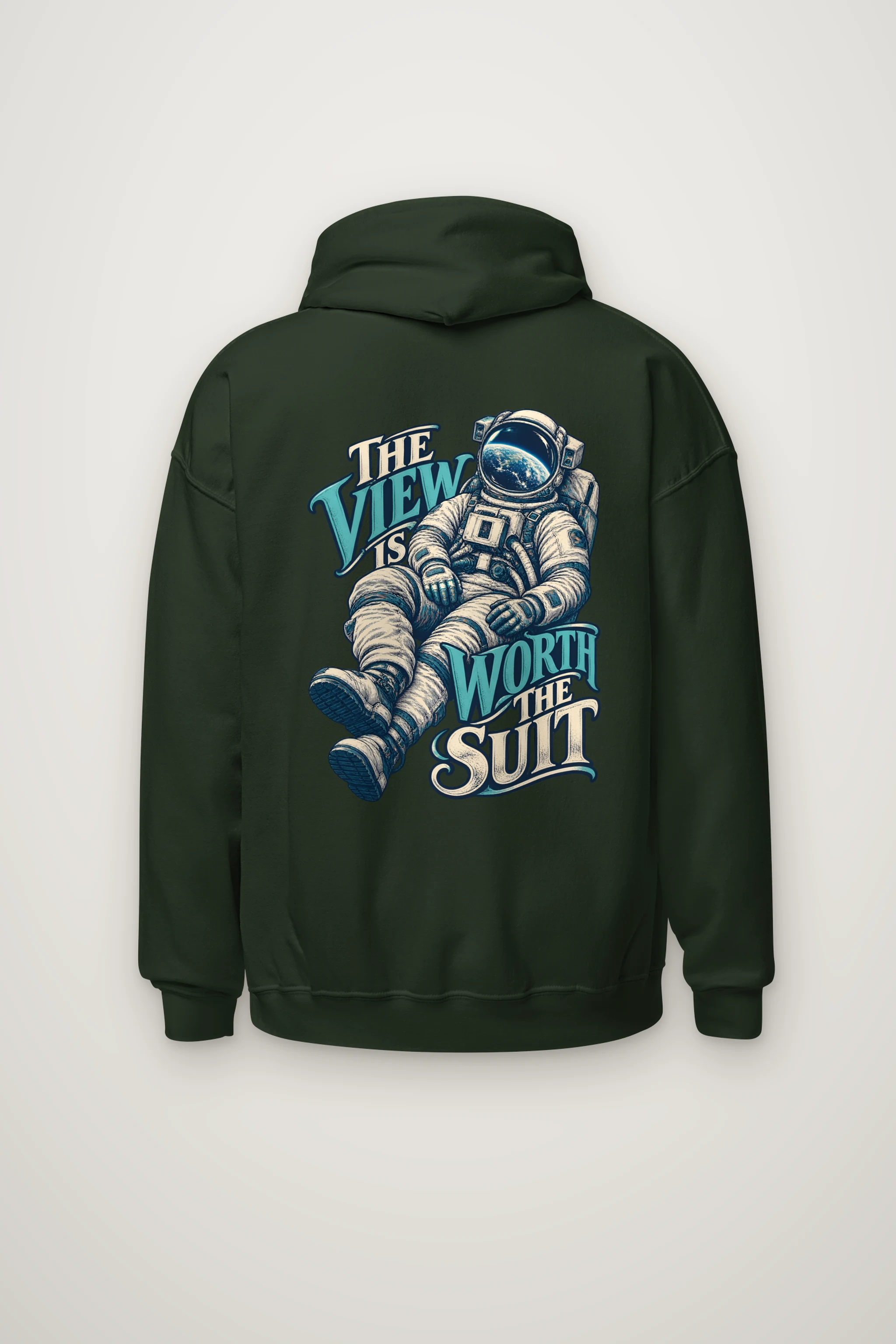 "The View Is Worth the Suit" Heavy Blend Unisex Pullover Hoodie