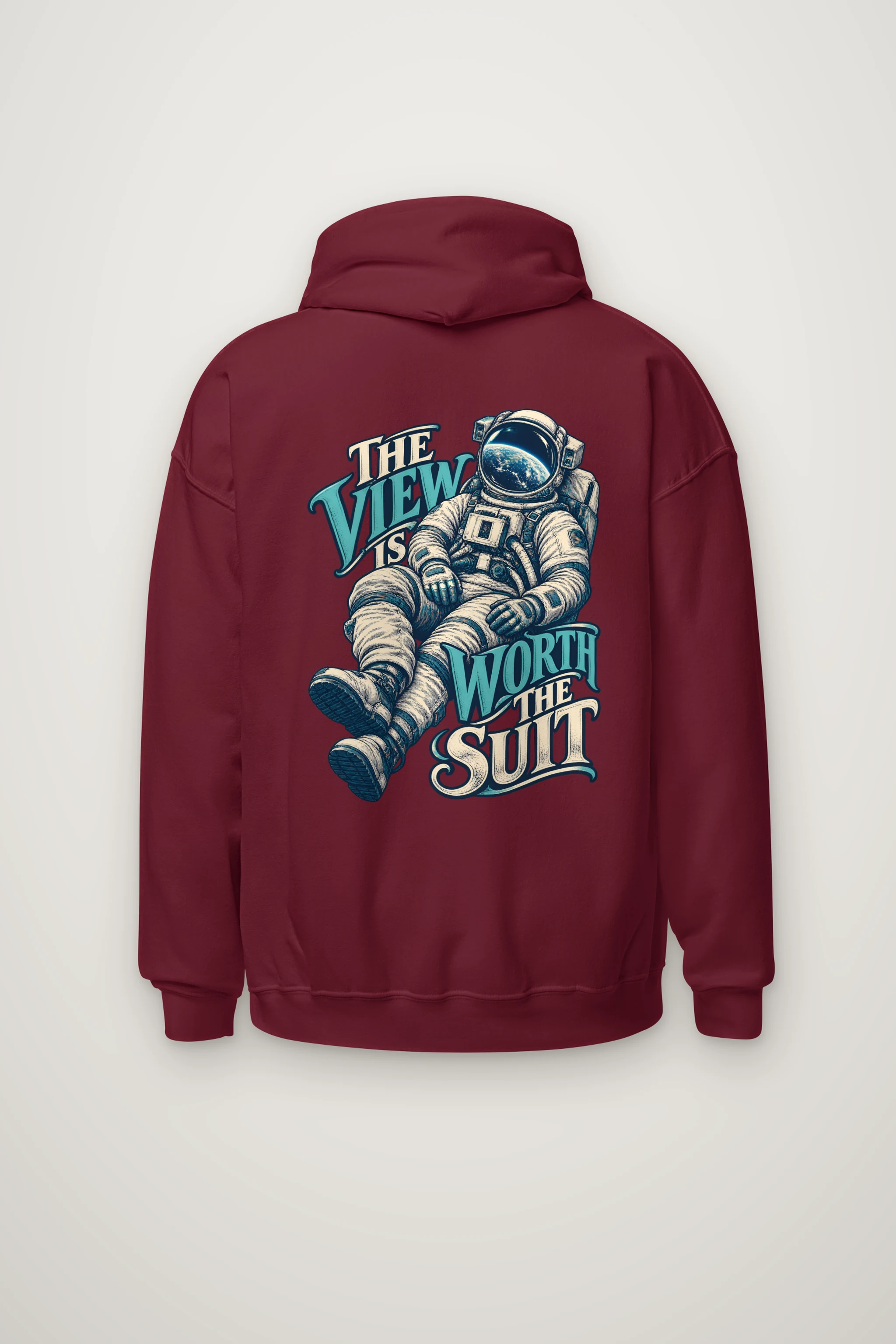 "The View Is Worth the Suit" Heavy Blend Unisex Pullover Hoodie