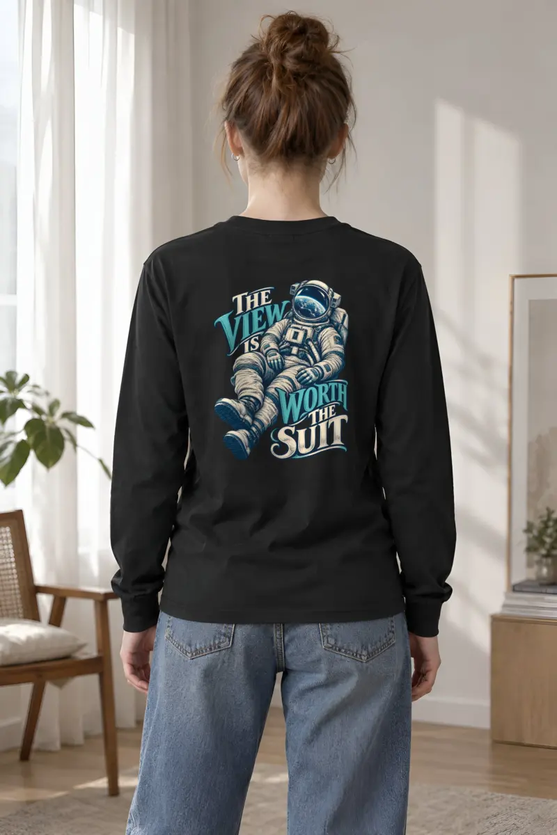 "The View Is Worth the Suit" Unisex Longsleeve T-shirt