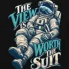 "The View Is Worth the Suit" Unisex Longsleeve T-shirt