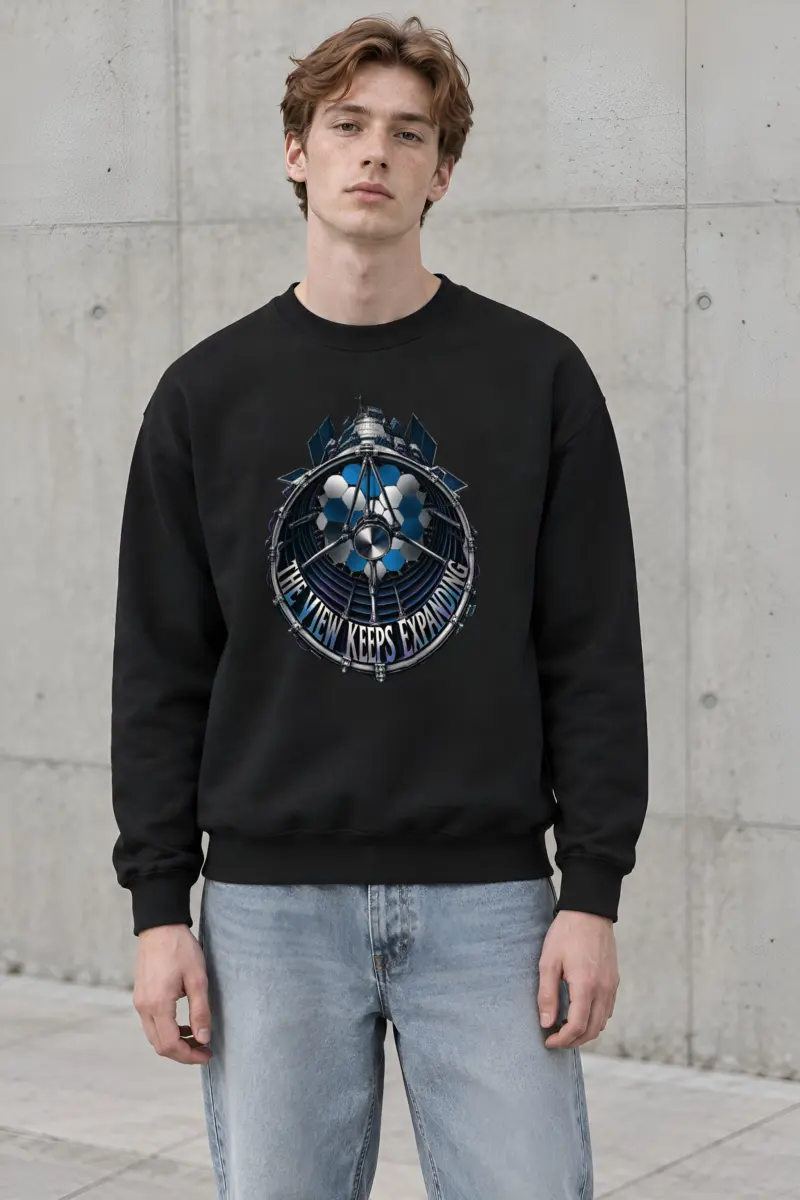 "The View Keeps Expanding" Heavy Blend Unisex Crewneck Sweatshirt