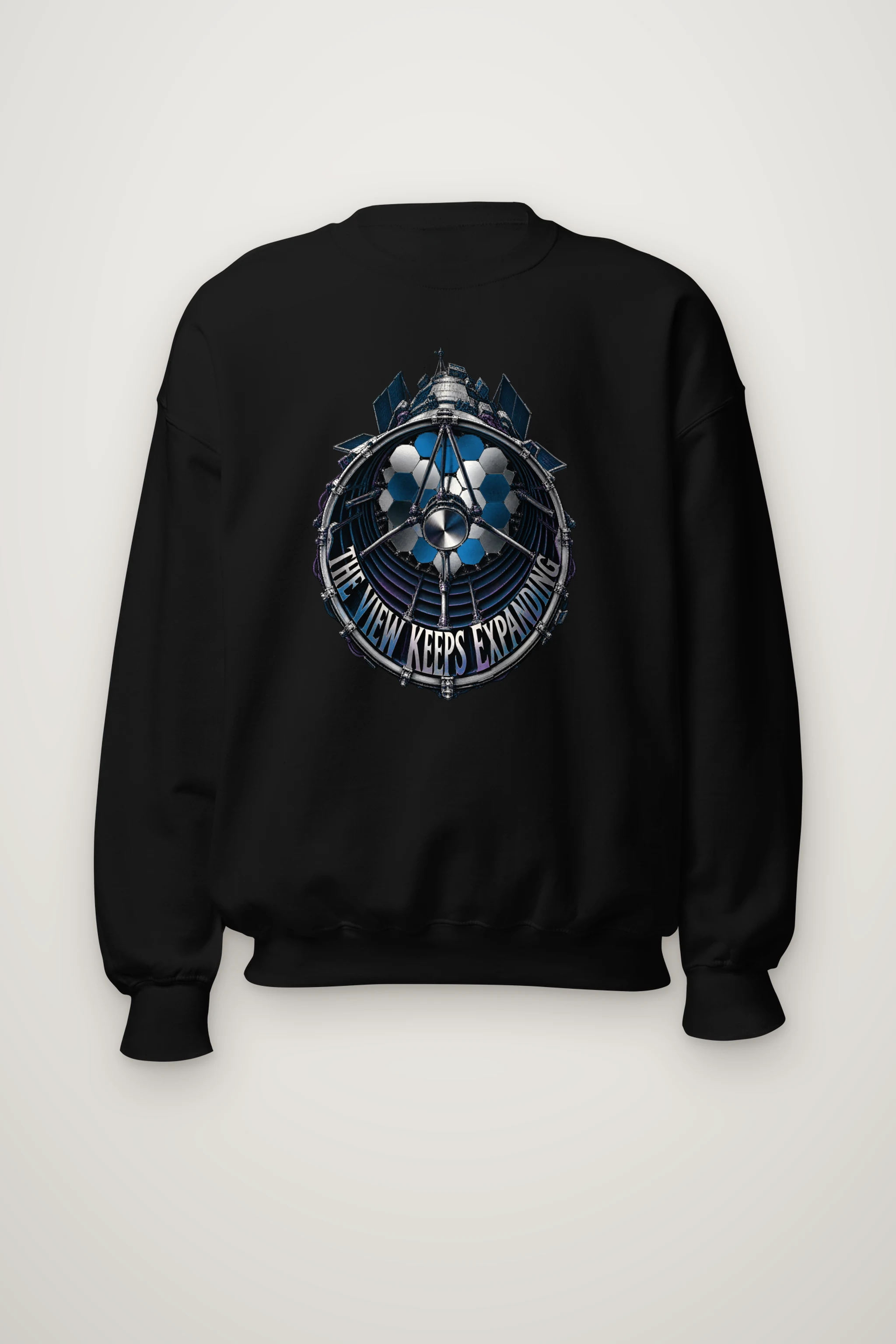 "The View Keeps Expanding" Heavy Blend Unisex Crewneck Sweatshirt
