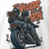 "The Visor Hides the Grin" Heavy Blend Unisex Crewneck Sweatshirt