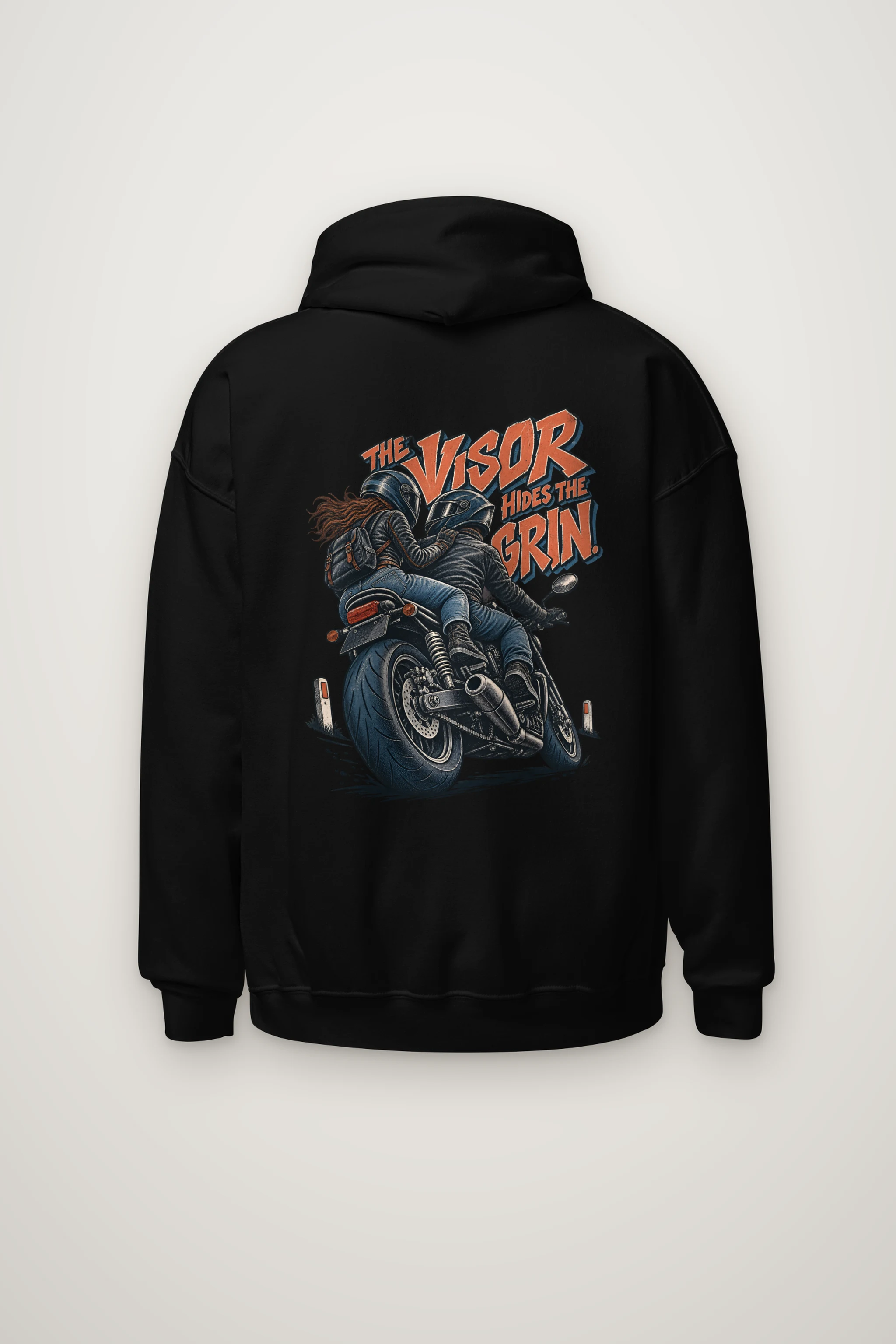 "The Visor Hides the Grin" Heavy Blend Unisex Pullover Hoodie