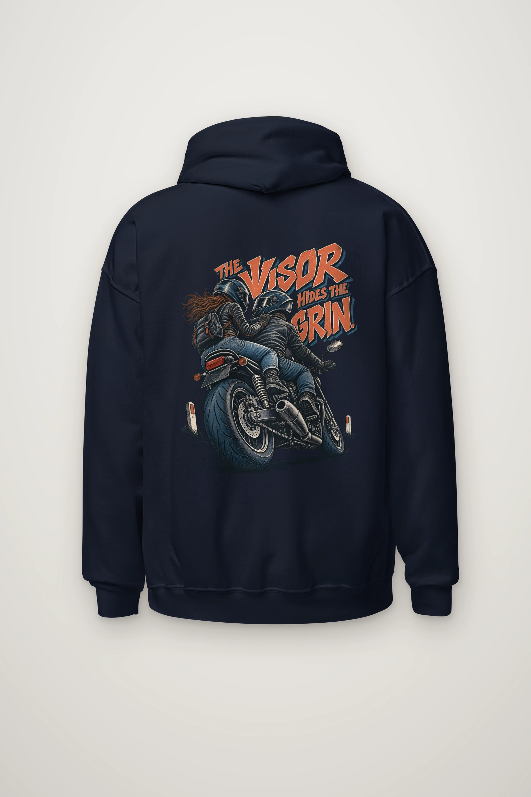 "The Visor Hides the Grin" Heavy Blend Unisex Pullover Hoodie