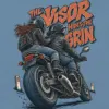 "The Visor Hides the Grin" Unisex Jersey Tank