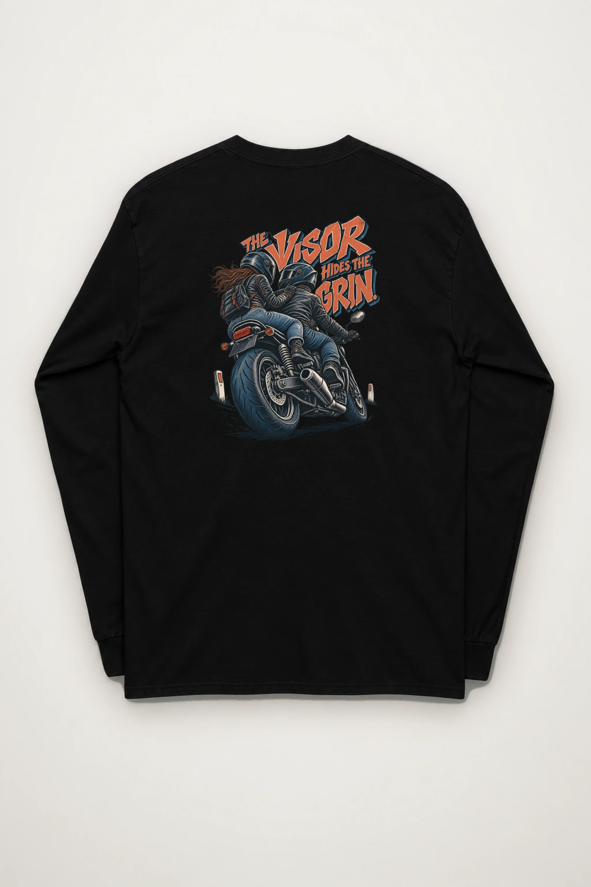 "The Visor Hides the Grin" Unisex Longsleeve T-shirt