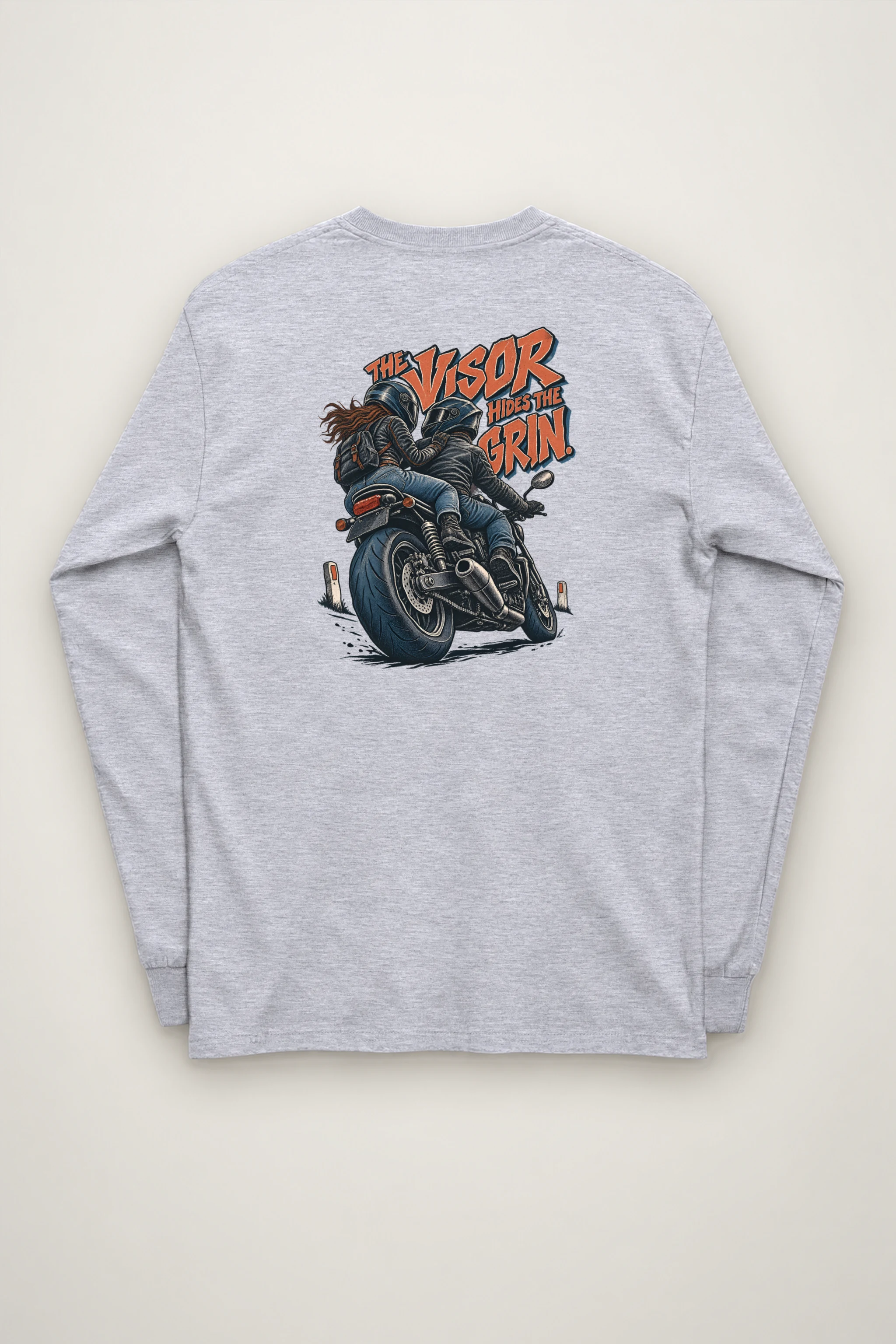 "The Visor Hides the Grin" Unisex Longsleeve T-shirt