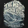 "THE WAVE PASSED OVER BELOW THE BREAK" Men's Oversized Heavyweight Crewneck T-Shirt