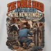 "The Whole Herd Has to See the New Hinge" Heavy Blend Unisex Crewneck Sweatshirt