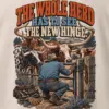 "The Whole Herd Has to See the New Hinge" Heavyweight Unisex Crewneck T-shirt