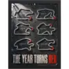 "The Year Turns Red" Premium Wooden Framed Poster
