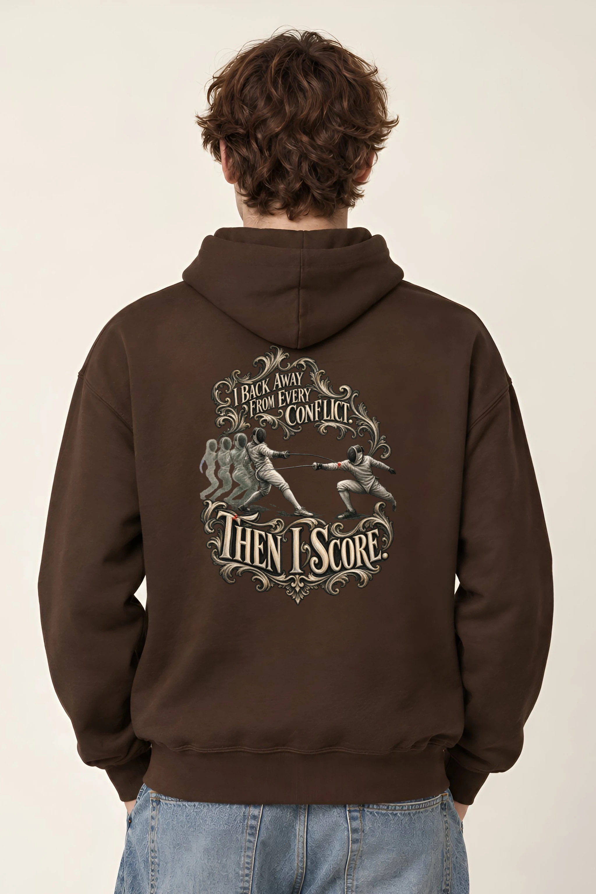 "Then I Score" Heavy Blend Unisex Pullover Hoodie