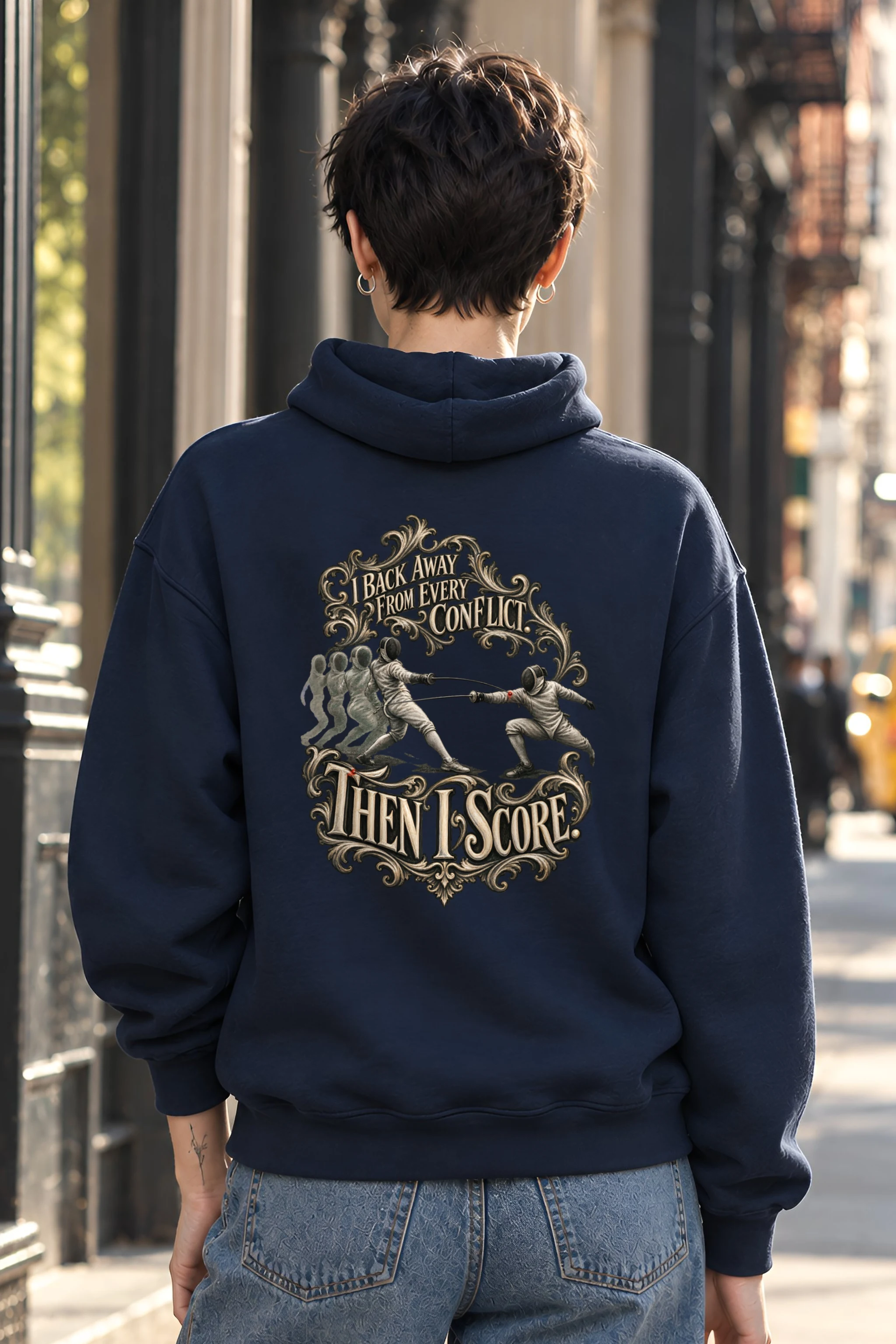 "Then I Score" Heavy Blend Unisex Pullover Hoodie