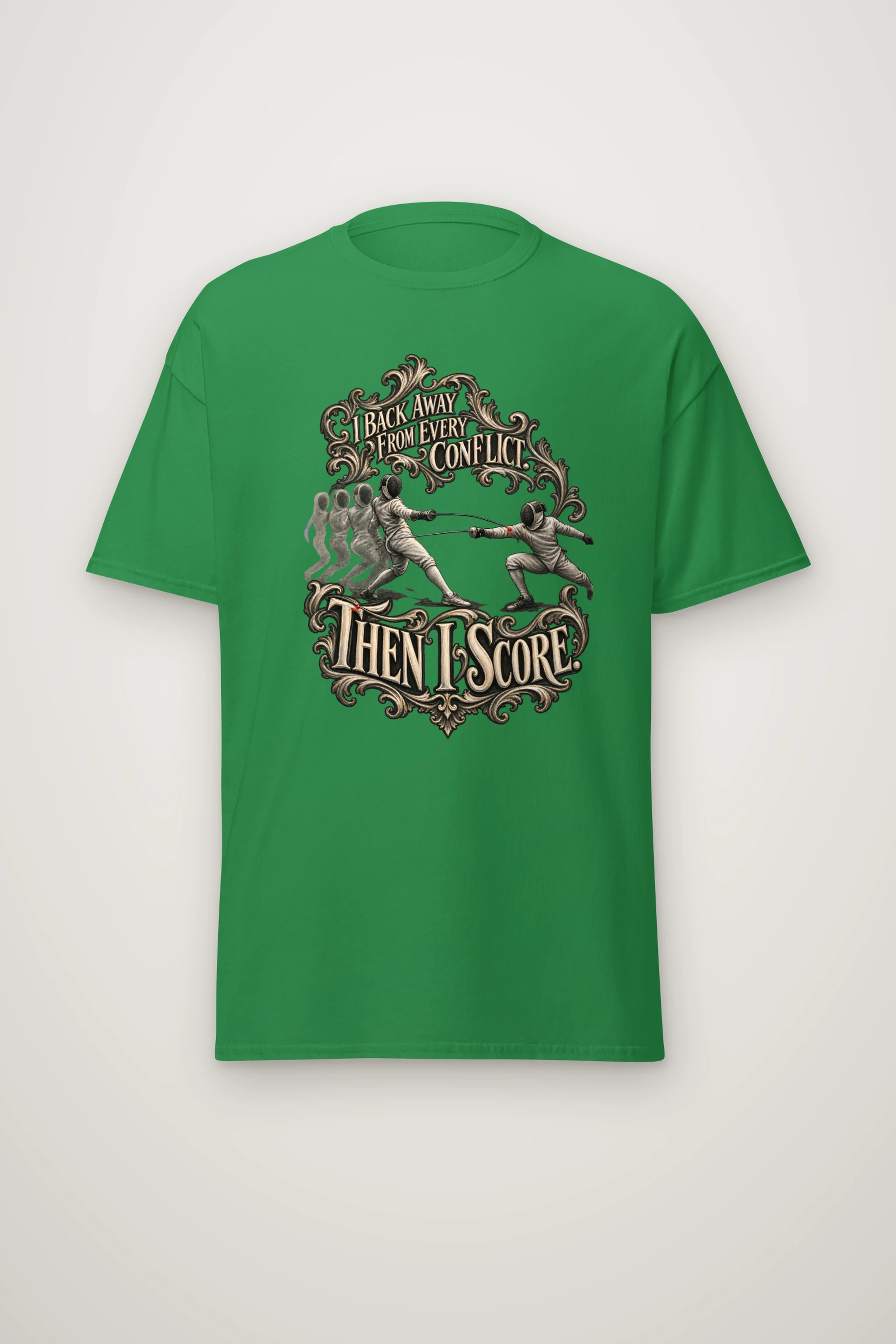 "Then I Score" Heavyweight Unisex Crewneck T-shirt