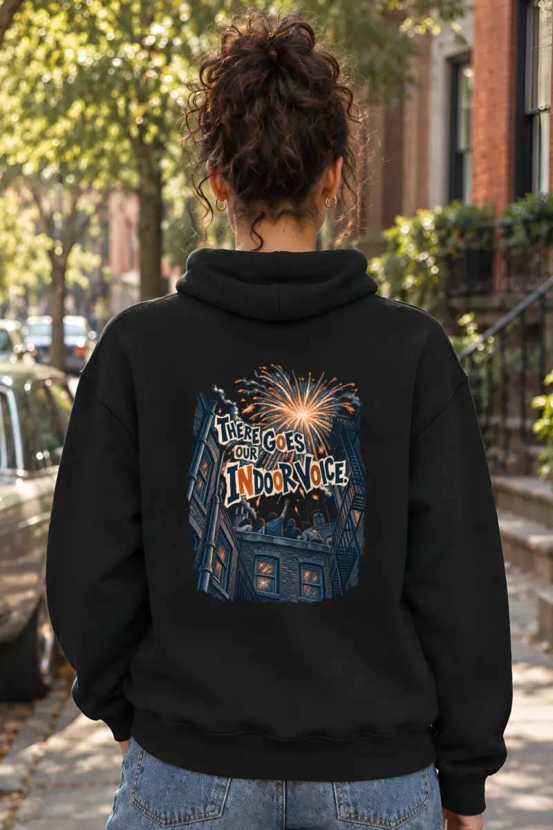 "There Goes Our Indoor Voice" Heavy Blend Unisex Pullover Hoodie