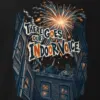 "There Goes Our Indoor Voice" Men's Oversized Heavyweight Crewneck T-Shirt