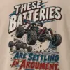 "These Batteries Are Settling An Argument" Heavyweight Unisex Crewneck T-shirt