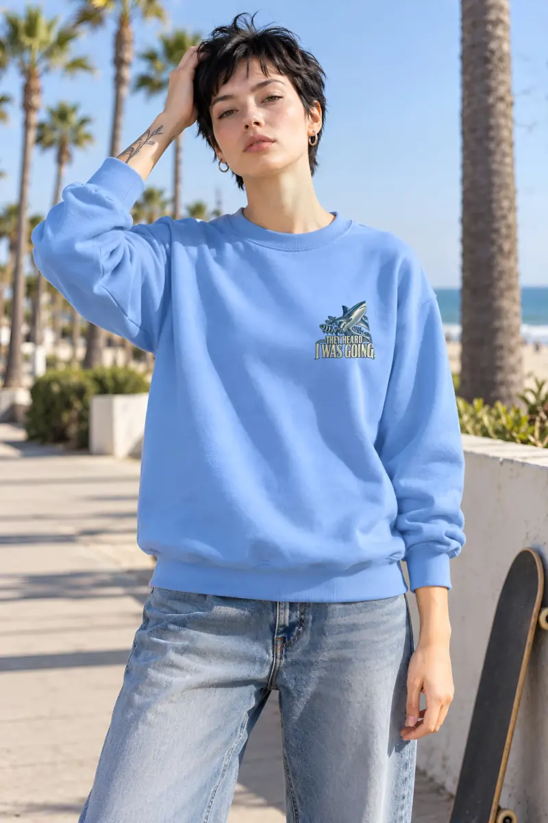 "They Heard I Was Going" Heavy Blend Unisex Crewneck Sweatshirt