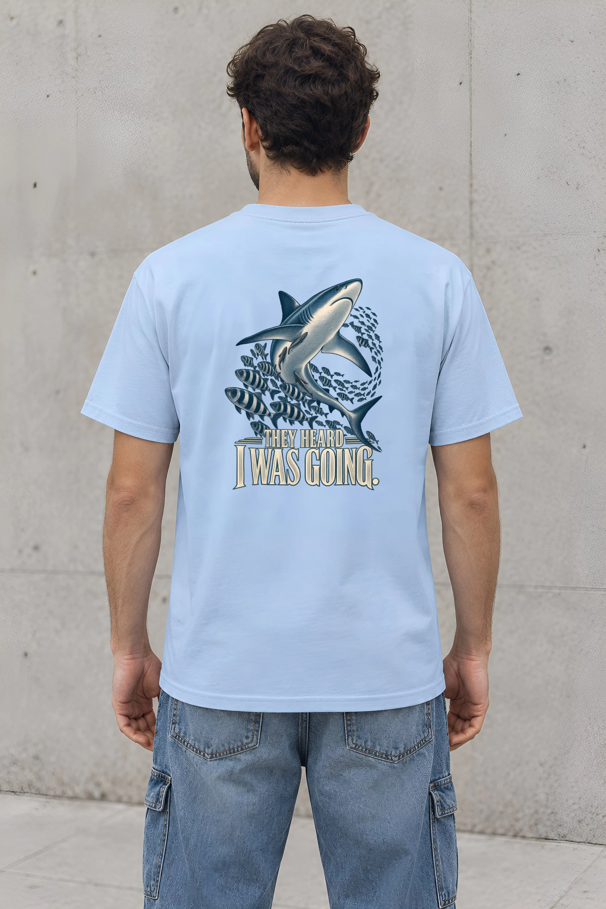 "They Heard I Was Going" Heavyweight Unisex Crewneck T-shirt