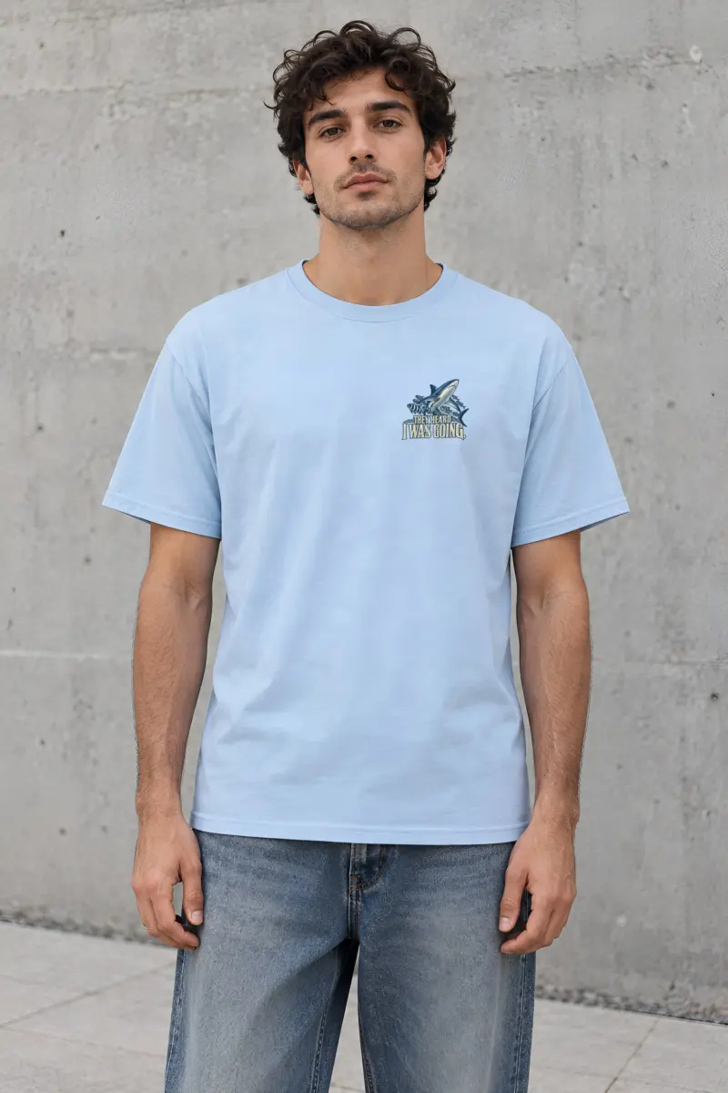 "They Heard I Was Going" Heavyweight Unisex Crewneck T-shirt