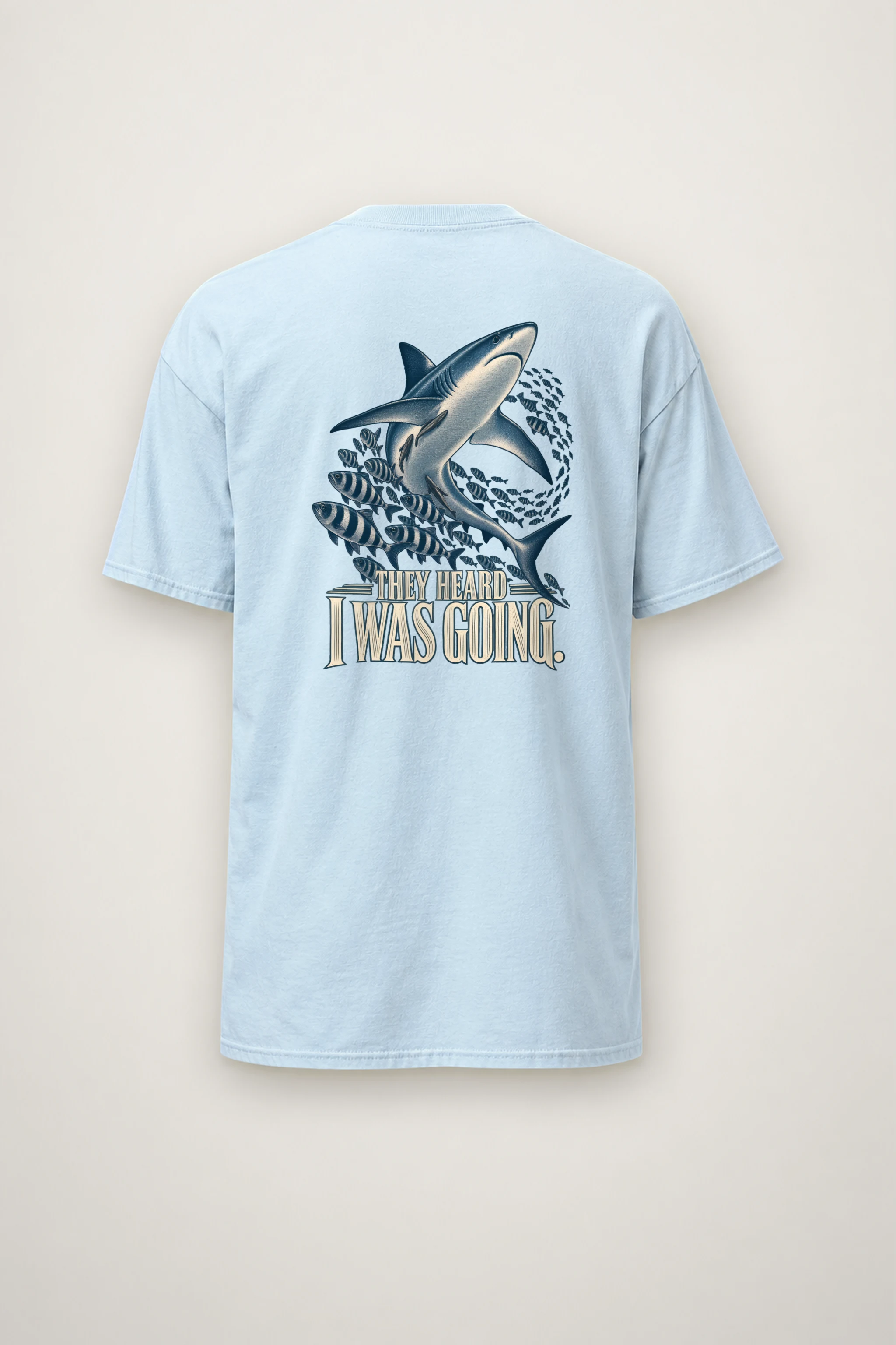"They Heard I Was Going" Heavyweight Unisex Crewneck T-shirt