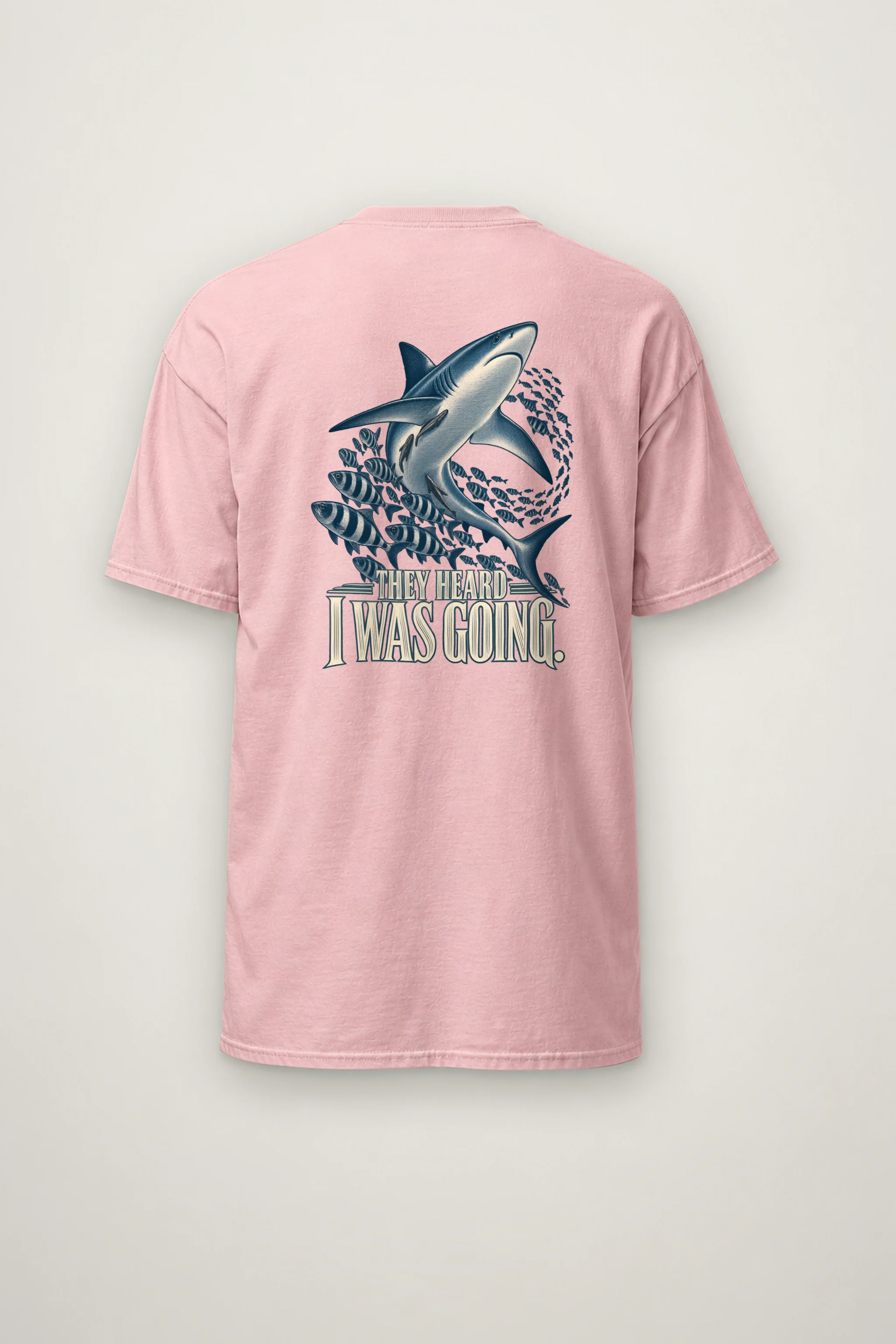 "They Heard I Was Going" Heavyweight Unisex Crewneck T-shirt