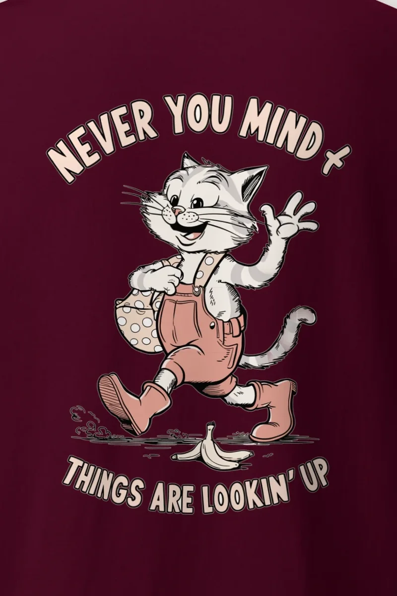 "Things Are Lookin Up" Heavyweight Unisex Crewneck T-shirt