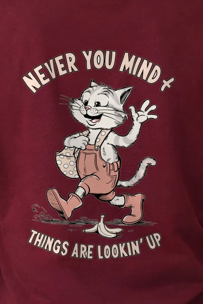 "Things Are Lookin Up" Heavyweight Unisex Crewneck T-shirt