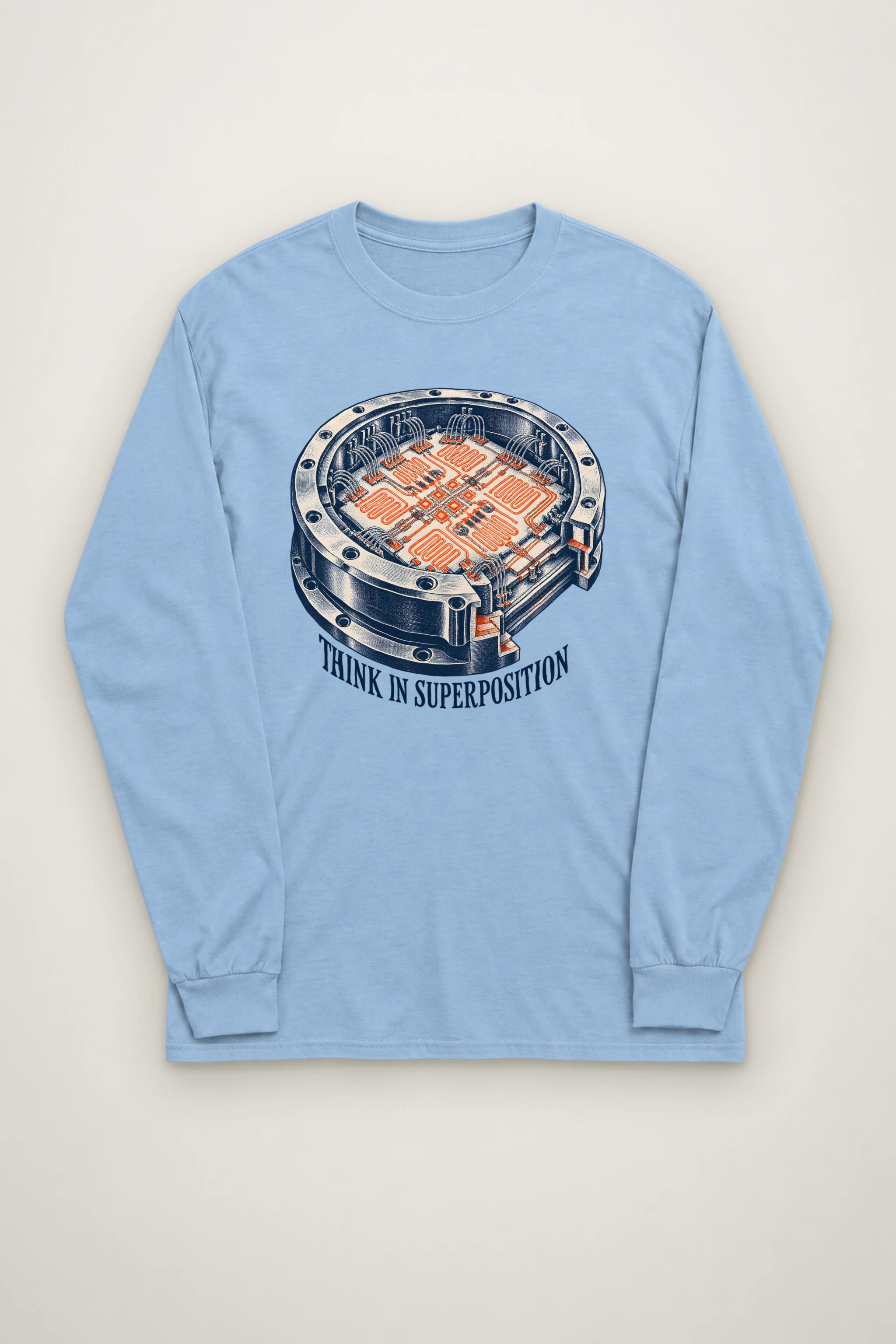 "Think in Superposition" Unisex Longsleeve T-shirt