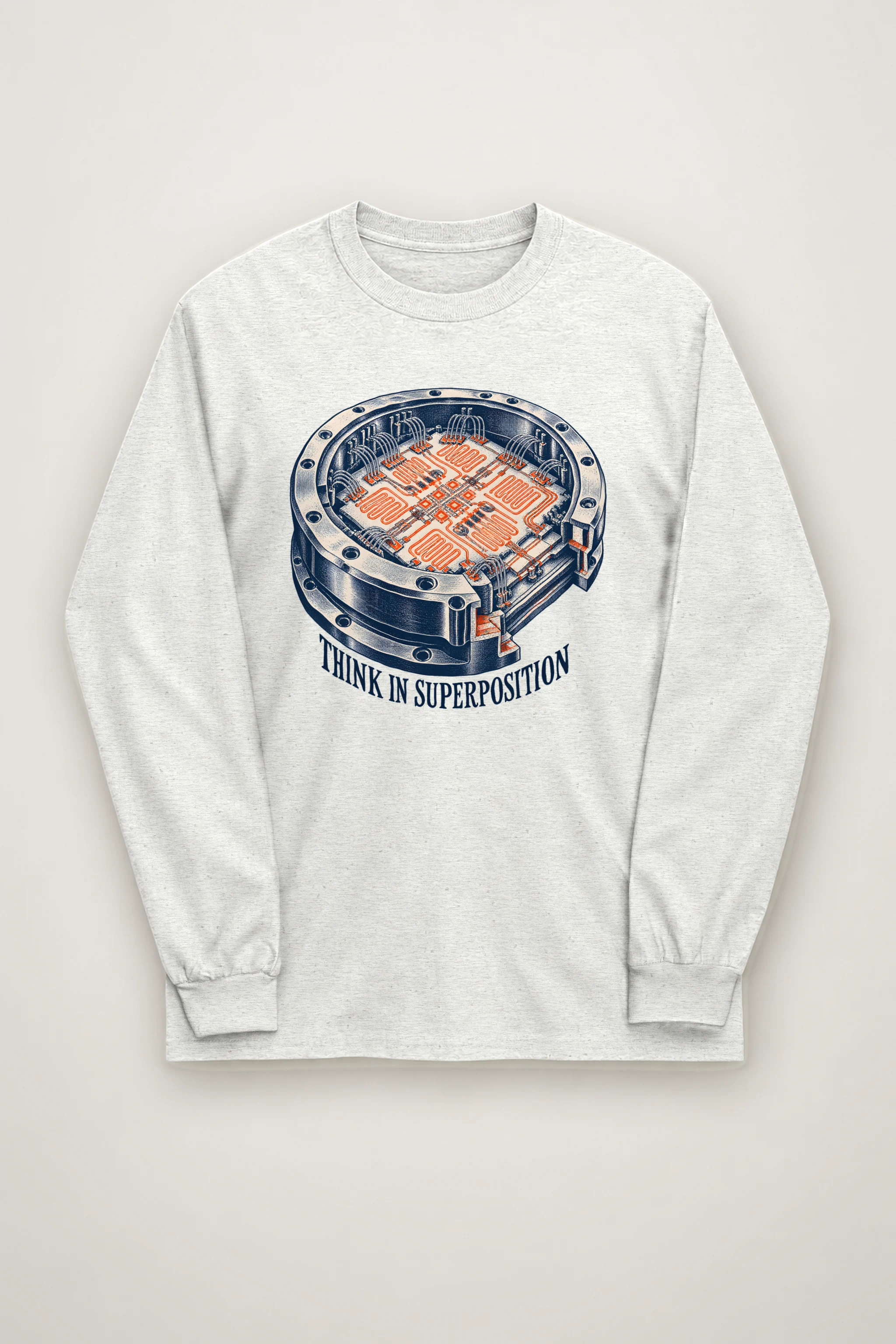 "Think in Superposition" Unisex Longsleeve T-shirt