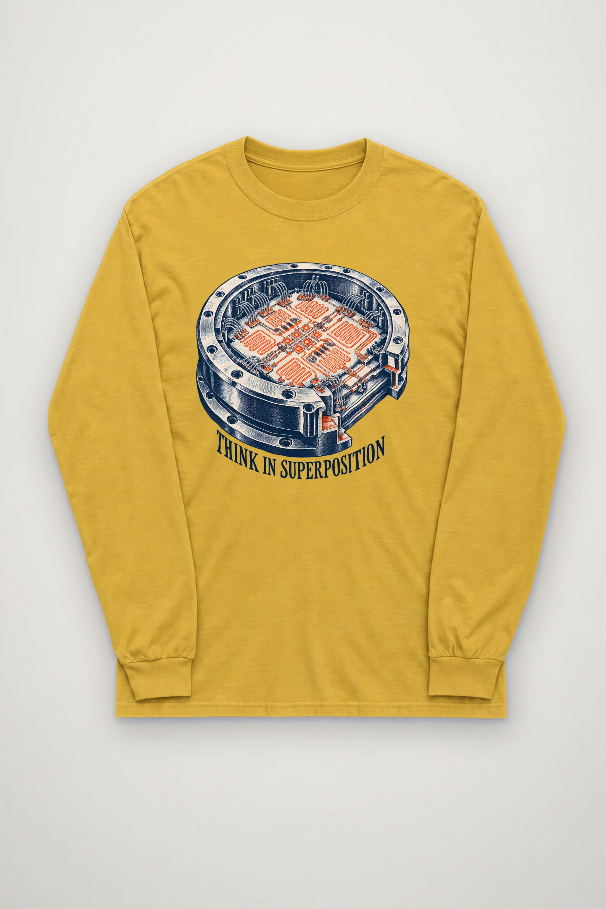 "Think in Superposition" Unisex Longsleeve T-shirt